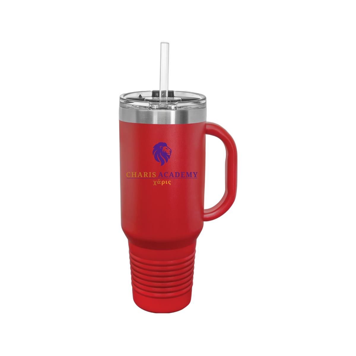 cahazleton-travel-mug-40oz-uv-drinkwarefront-40ozTravelMug-red-flat-front
