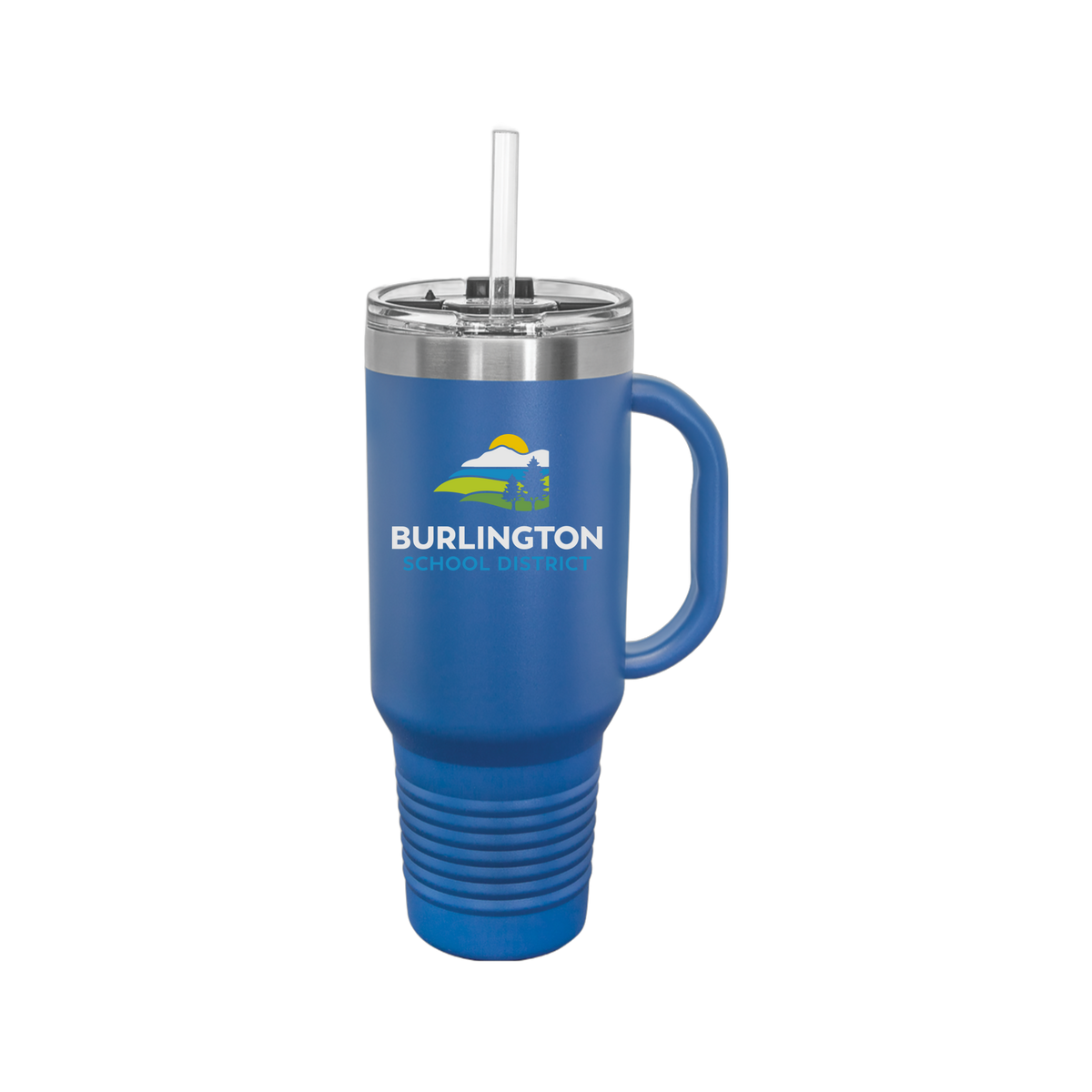 bsdvt-travel-mug-40oz-uv-drinkwarefront-40ozTravelMug-royalblue-flat-front