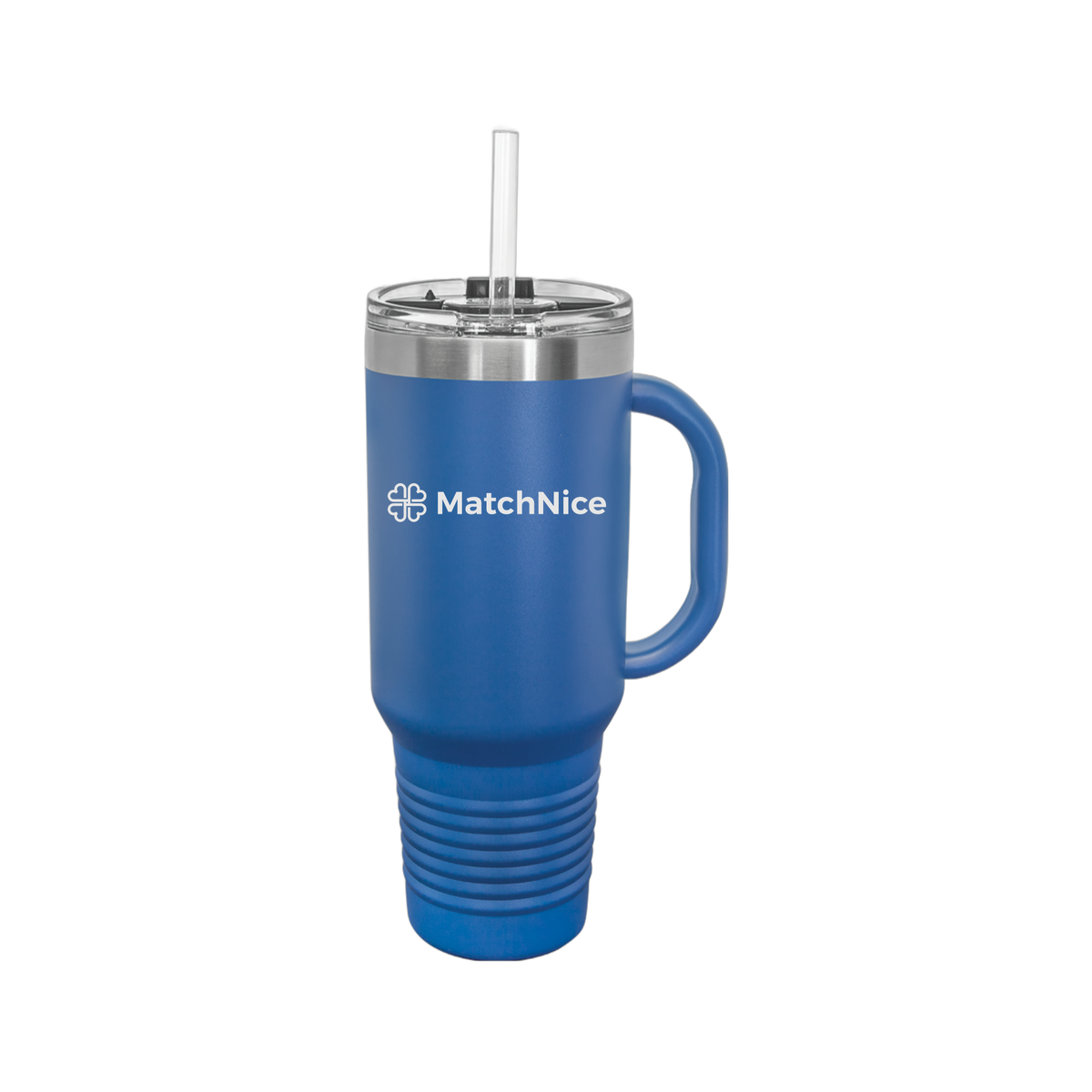matchnice-travel-mug-40oz-uv-drinkwarefront-40ozTravelMug-royalblue-flat-front