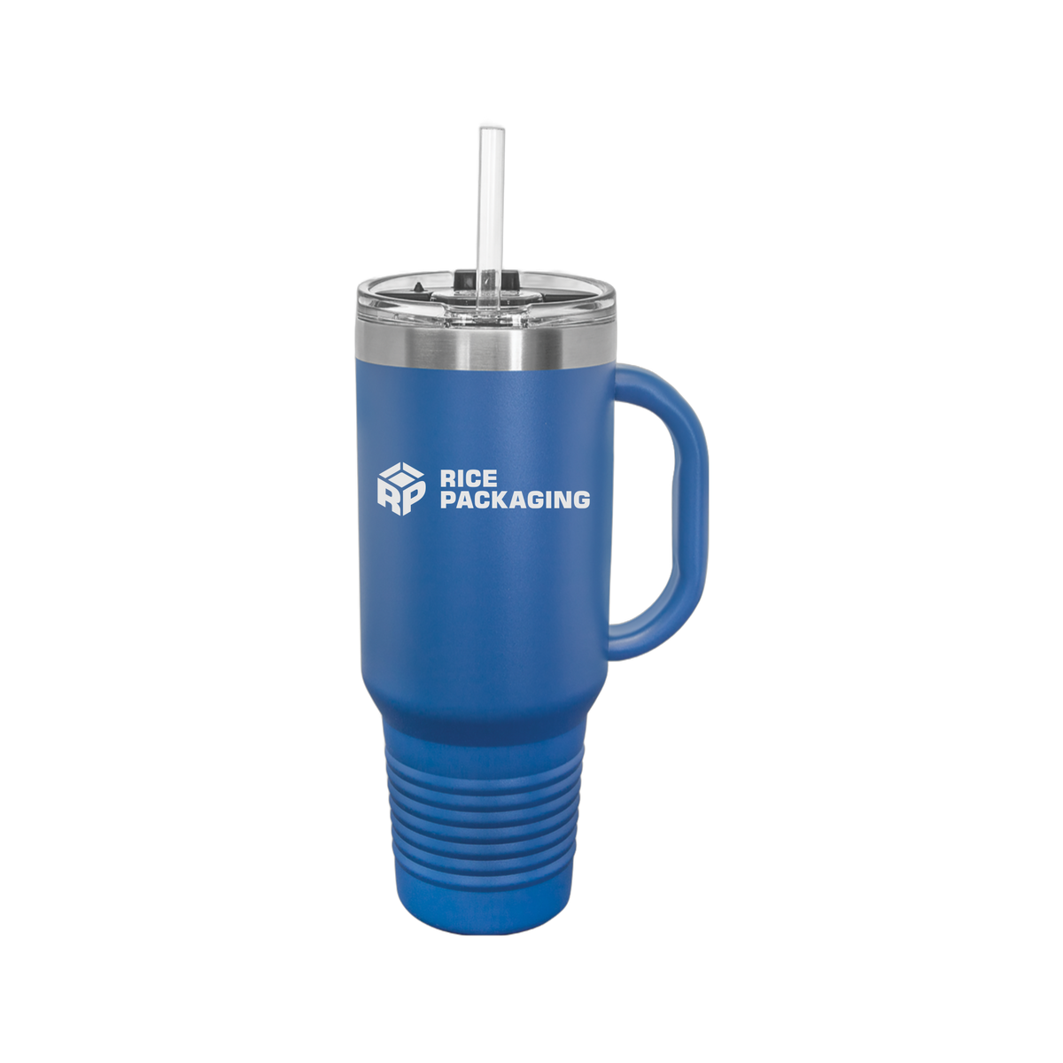 ricepackaging-travel-mug-40oz-uv-drinkwarefront-40ozTravelMug-royalblue-flat-front