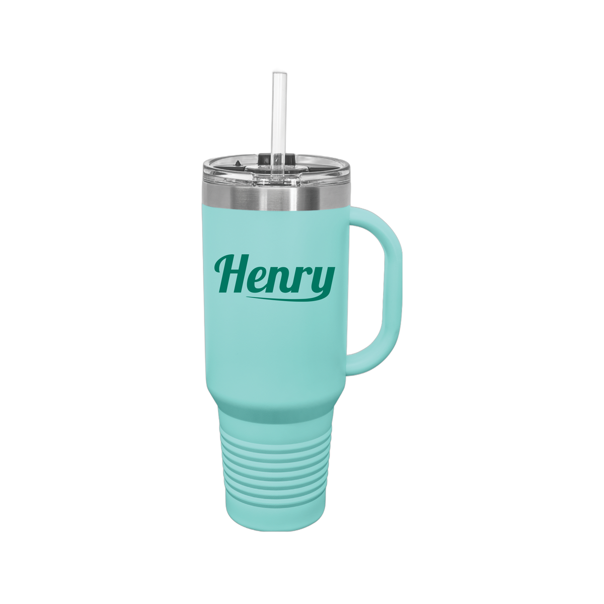 henrymeds-travel-mug-40oz-uv-drinkwarefront-40ozTravelMug-teal-flat-front