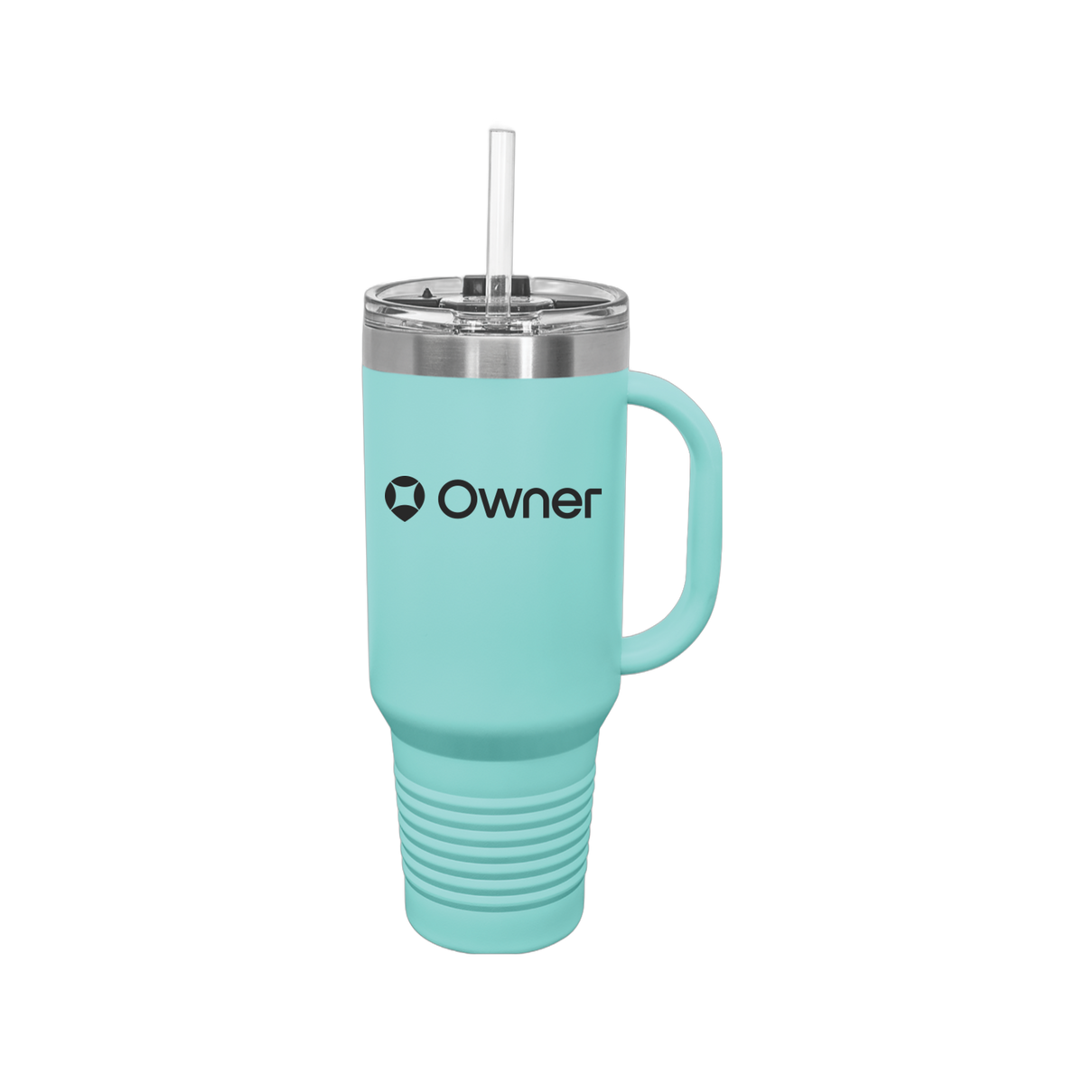 owner-travel-mug-40oz-uv-drinkwarefront-40ozTravelMug-teal-flat-front