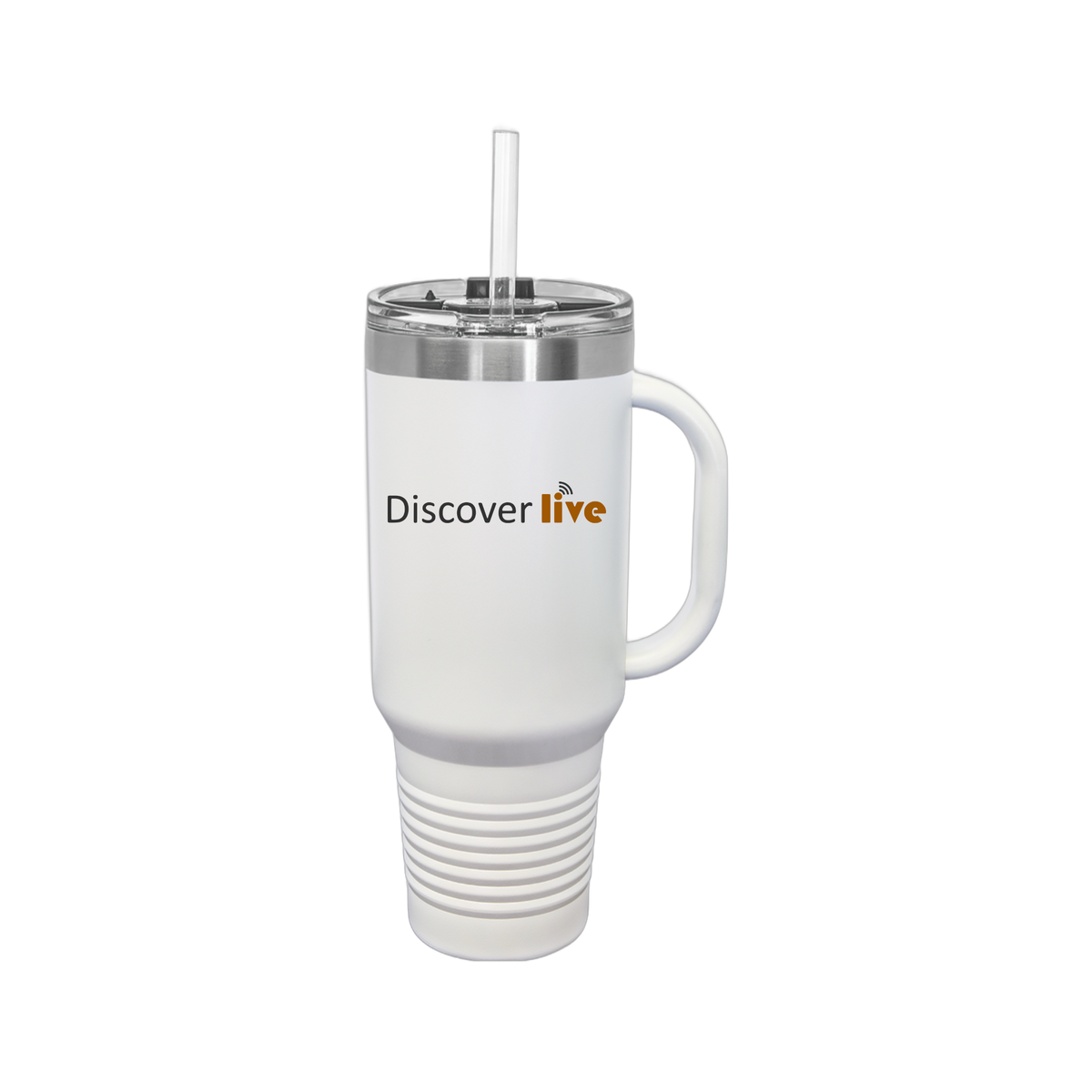 discover-travel-mug-40oz-uv-drinkwarefront-40ozTravelMug-white-flat-front