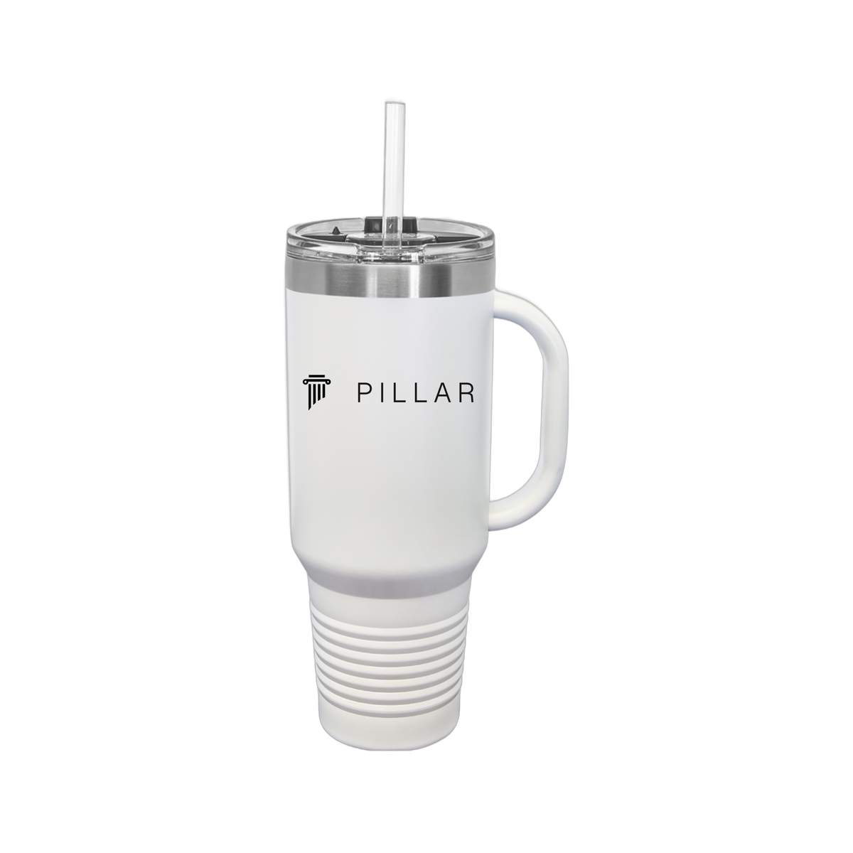 pillar-travel-mug-40oz-uv-drinkwarefront-40ozTravelMug-white-flat-front