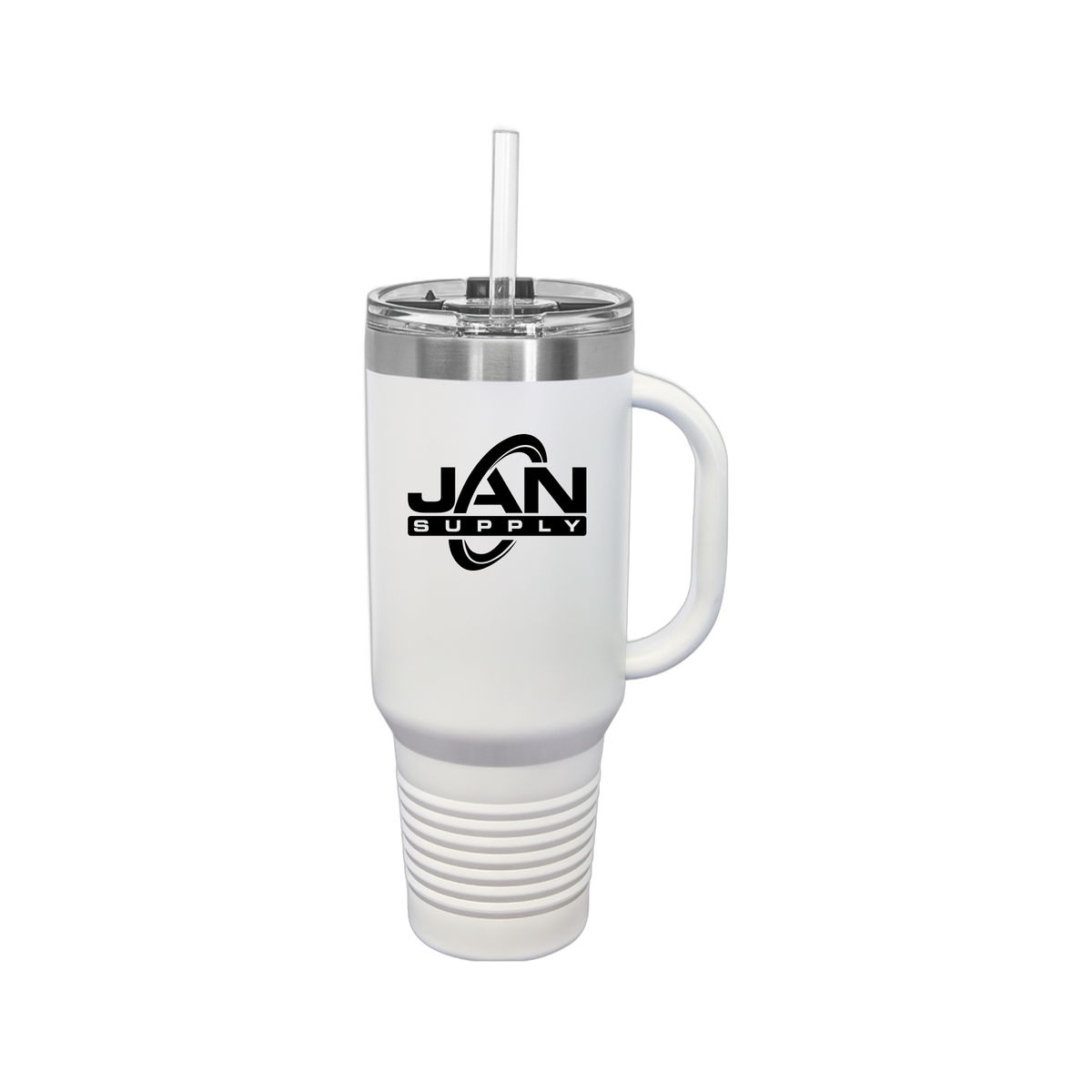 jan-pro-travel-mug-40oz-uv-drinkwarefront-40ozTravelMug-white-flat-front