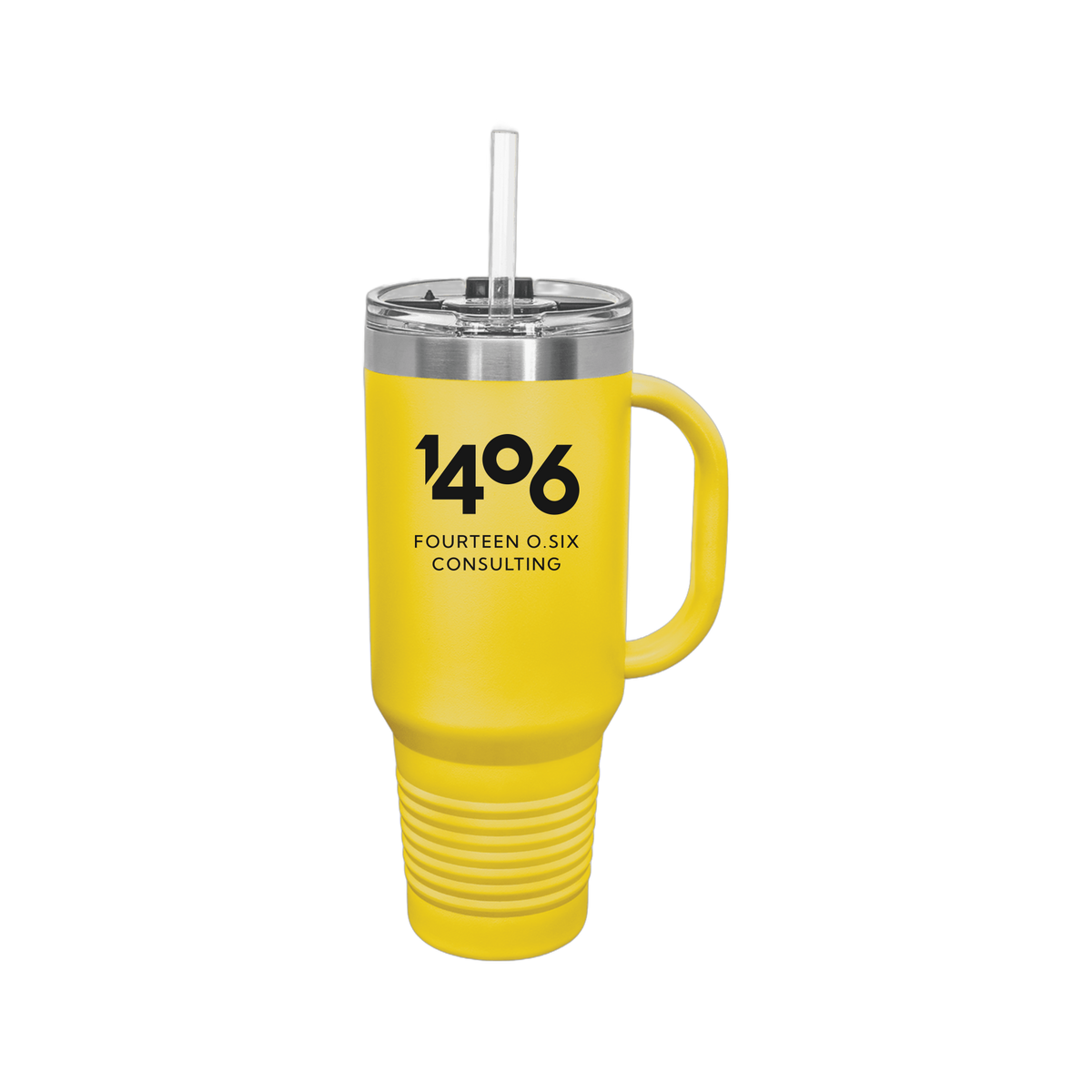 1406consulting-travel-mug-40oz-uv-drinkwarefront-40ozTravelMug-yellow-flat-front