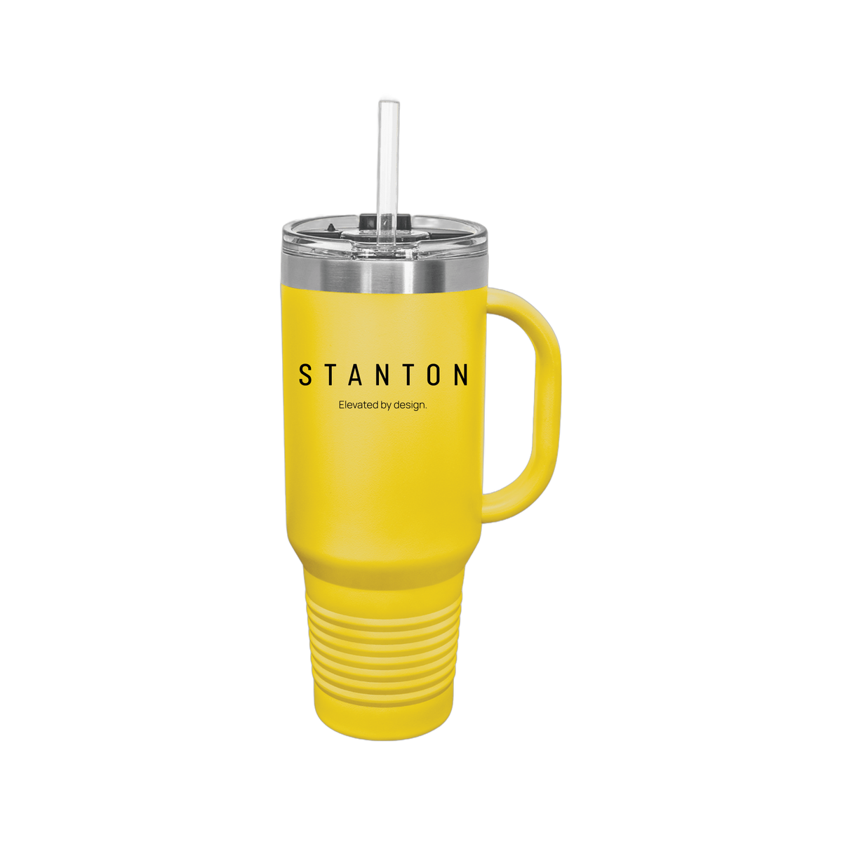 stantoncarpet-travel-mug-40oz-uv-drinkwarefront-40ozTravelMug-yellow-flat-front