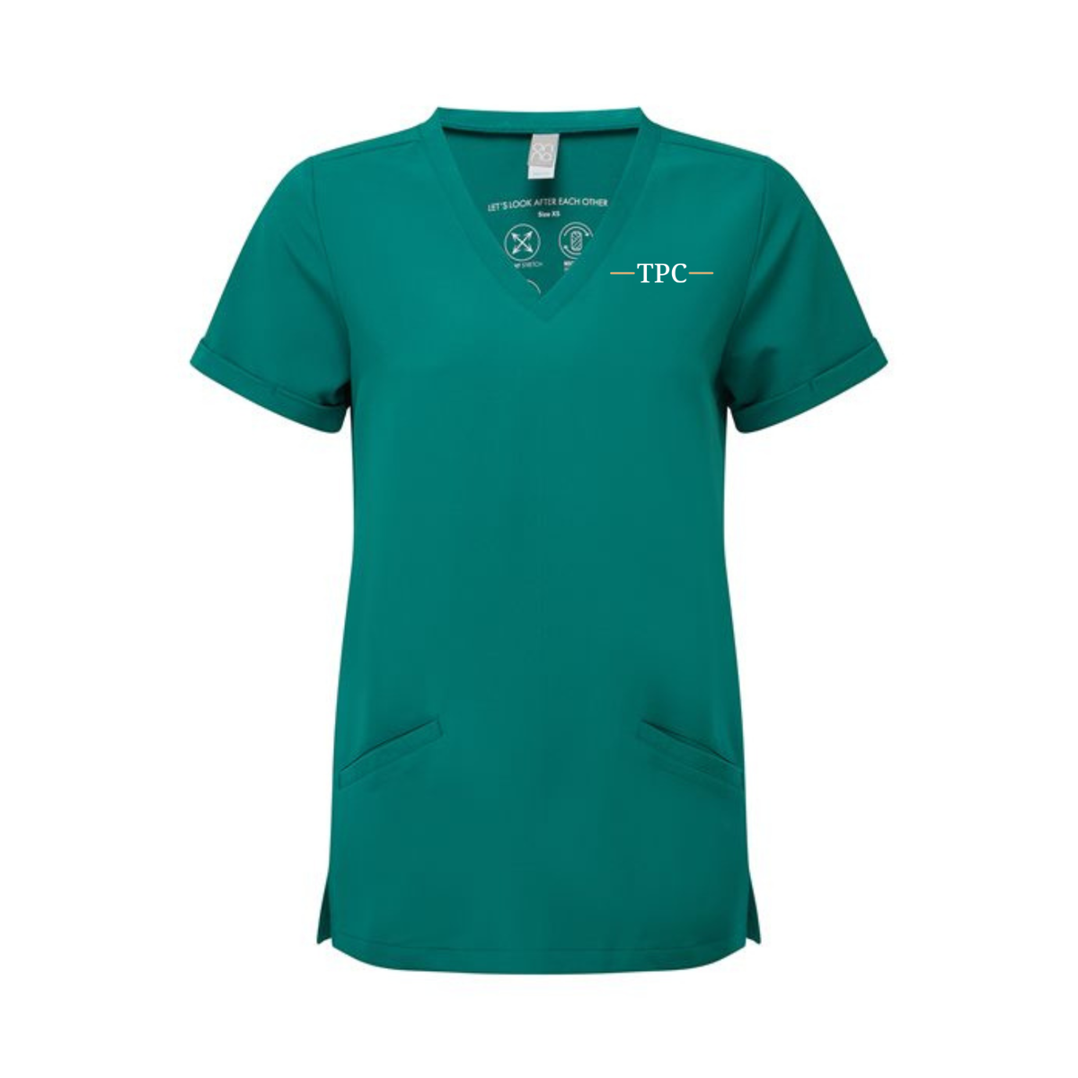 Women's Invincible V-Neck Stretch Scrub Top