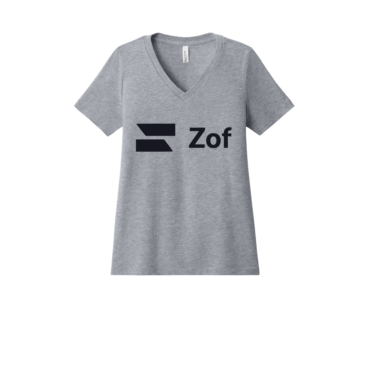 zof-womens-relaxed-v-neck-tee-dtf-front-6405CVC-athleticheather-flat-front