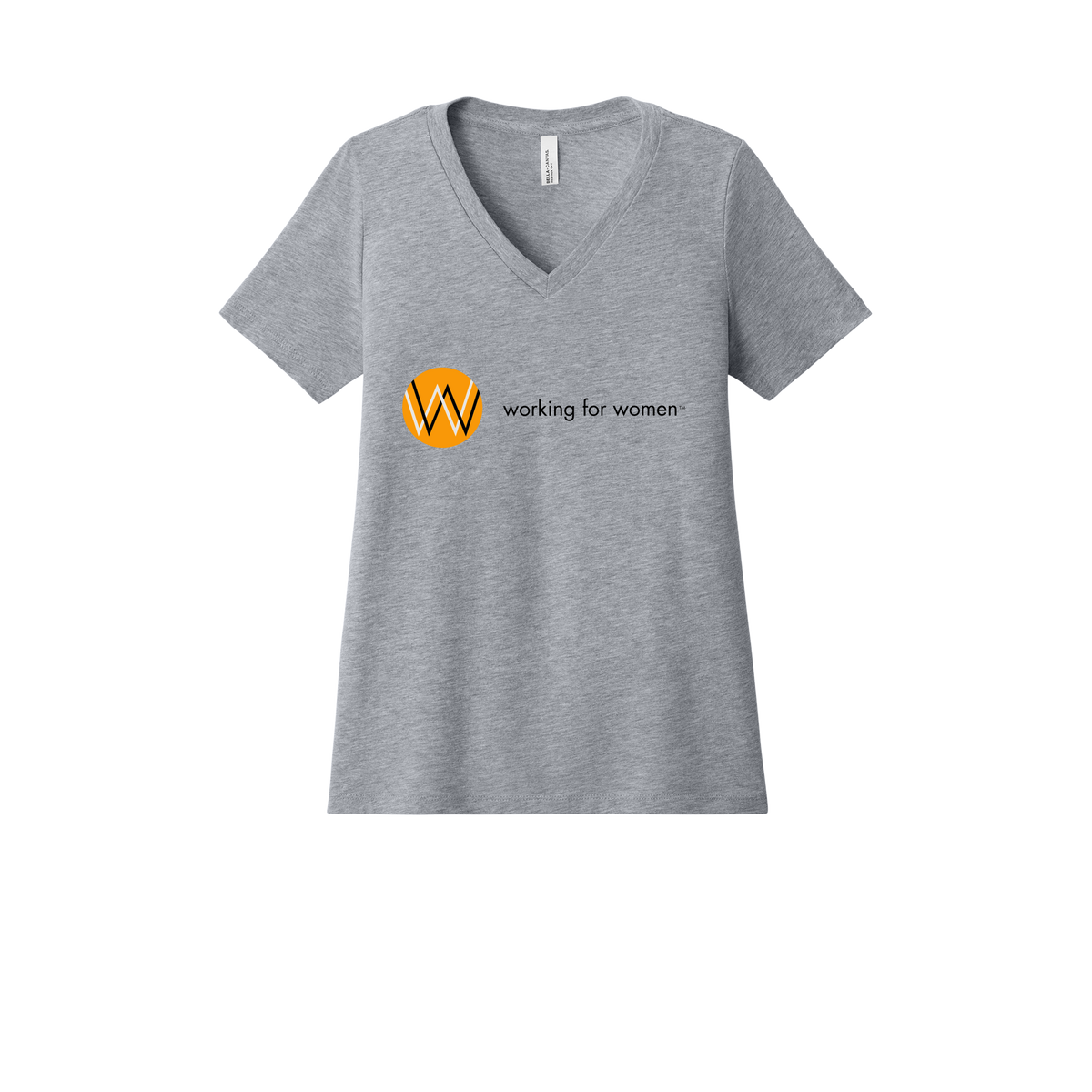 workingforwomen-womens-relaxed-v-neck-tee-dtf-front-6405CVC-athleticheather-flat-front