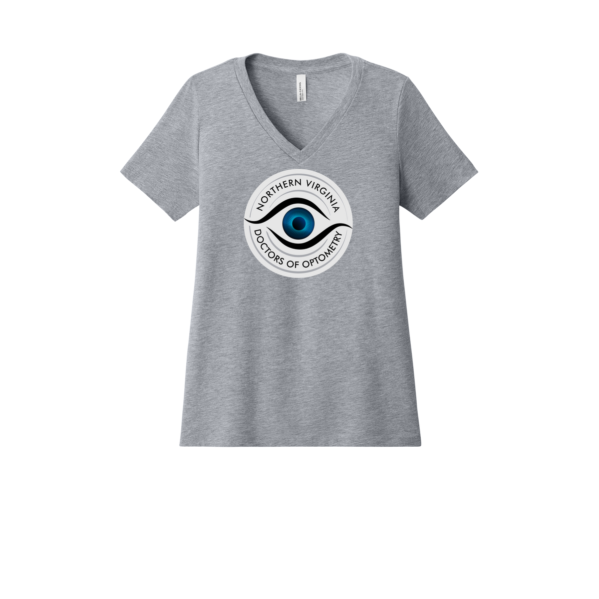 novaeyedocs-womens-relaxed-v-neck-tee-dtf-front-6405CVC-athleticheather-flat-front