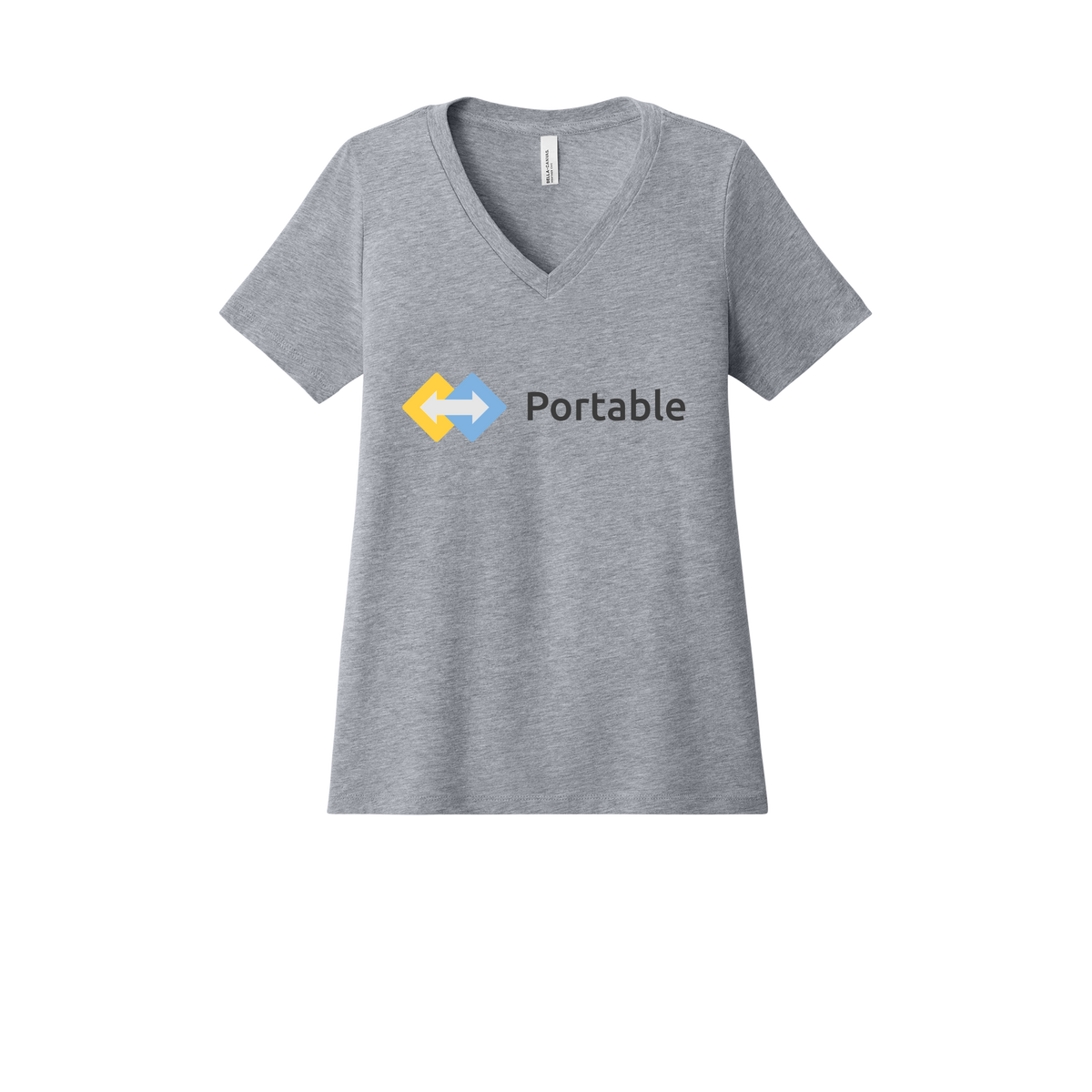 portable-womens-relaxed-v-neck-tee-dtf-front-6405CVC-athleticheather-flat-front
