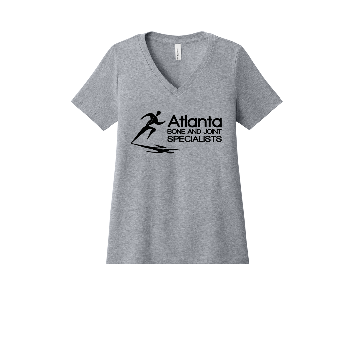 atlantaboneandjoint-womens-relaxed-v-neck-tee-dtf-front-6405CVC-athleticheather-flat-front