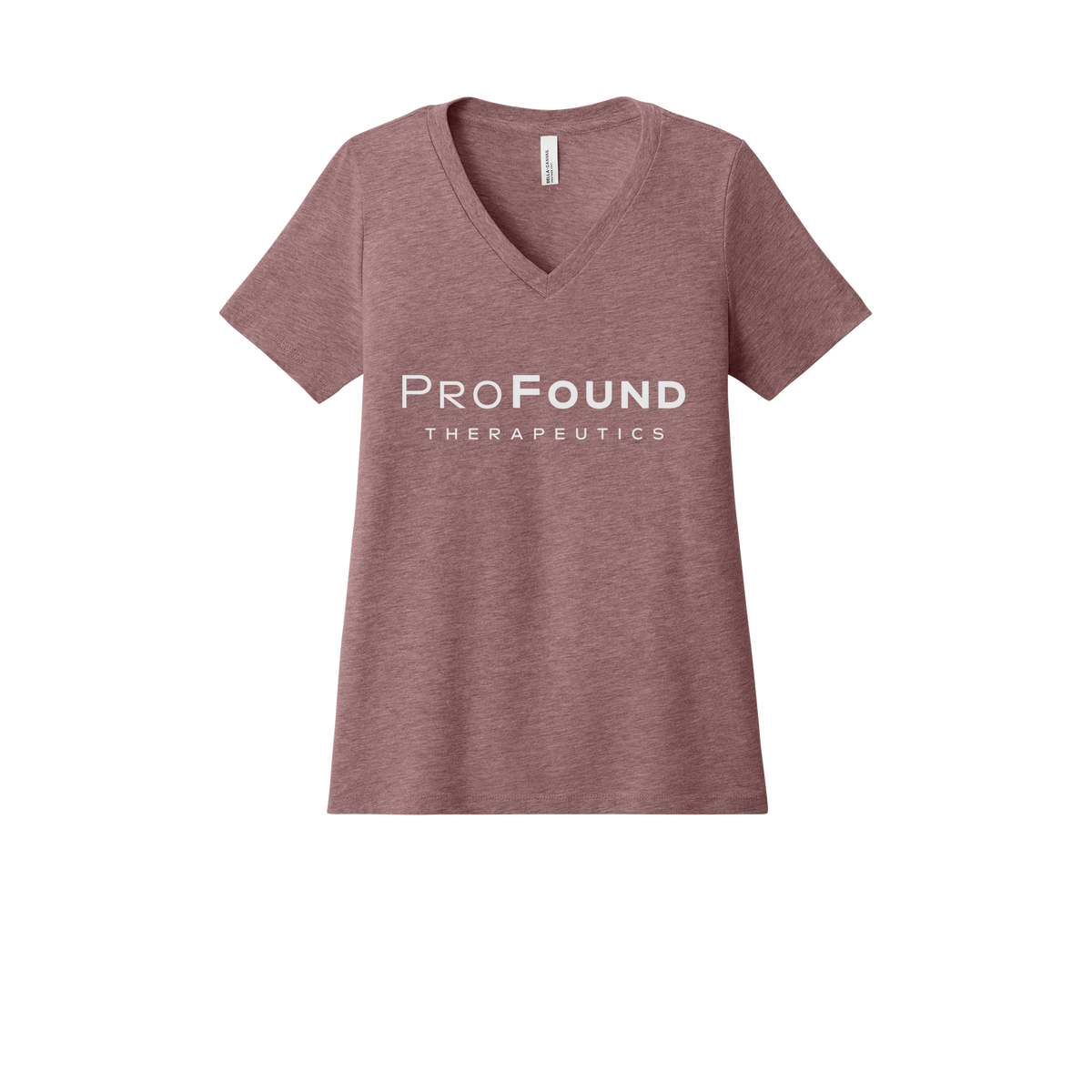 profoundtx-womens-relaxed-v-neck-tee-dtf-front-6405CVC-heathermauve-flat-front