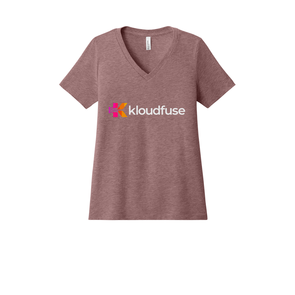 kloudfuse-womens-relaxed-v-neck-tee-dtf-front-6405CVC-heathermauve-flat-front