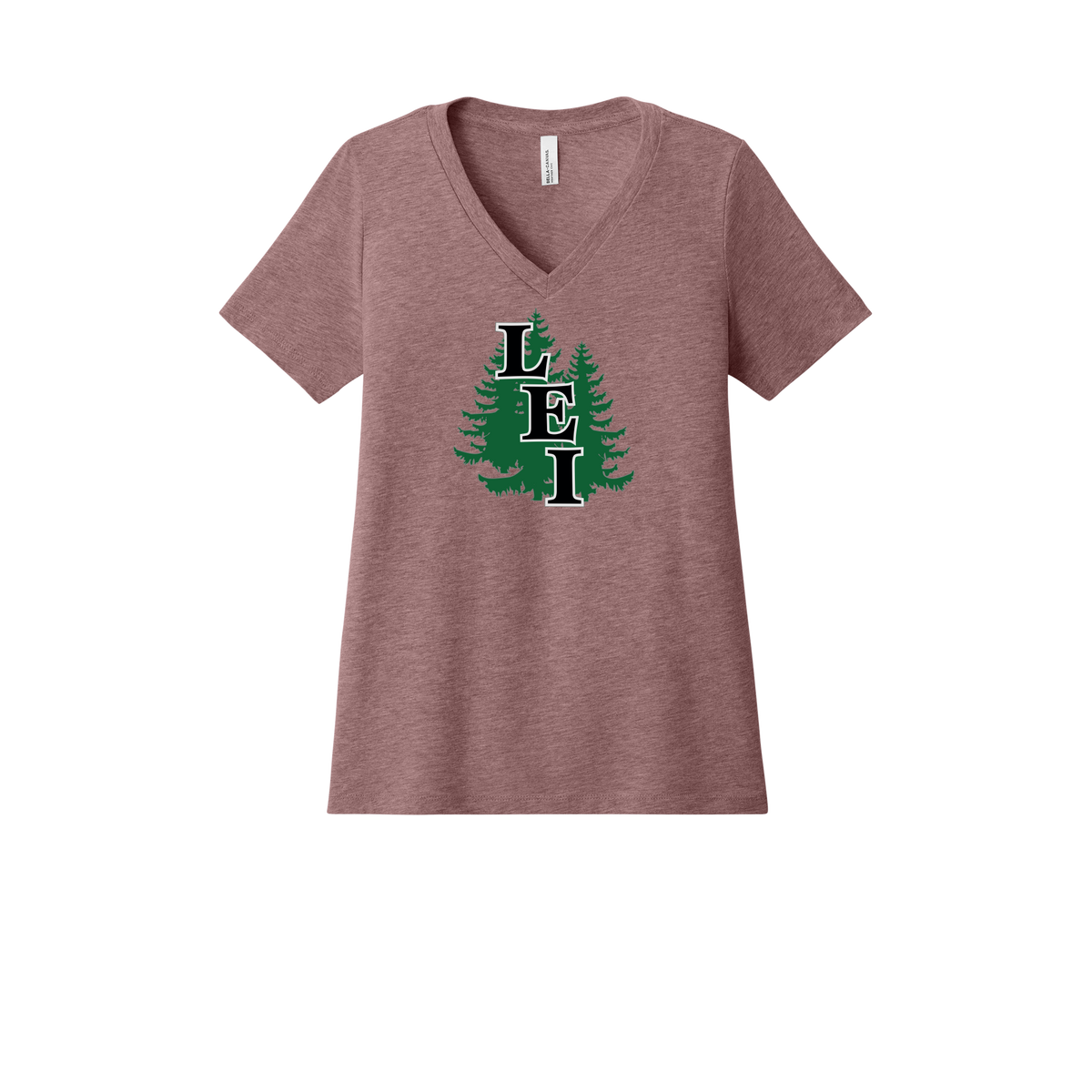 leisite-womens-relaxed-v-neck-tee-dtf-front-6405CVC-heathermauve-flat-front