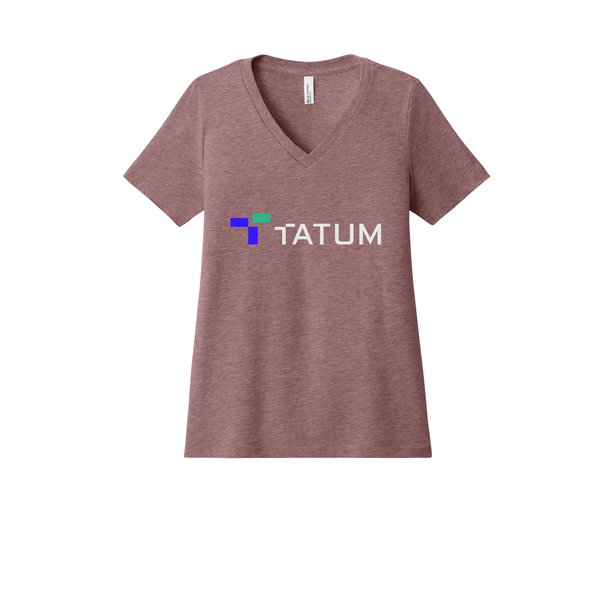 tatum-womens-relaxed-v-neck-tee-dtf-front-6405CVC-heathermauve-flat-front