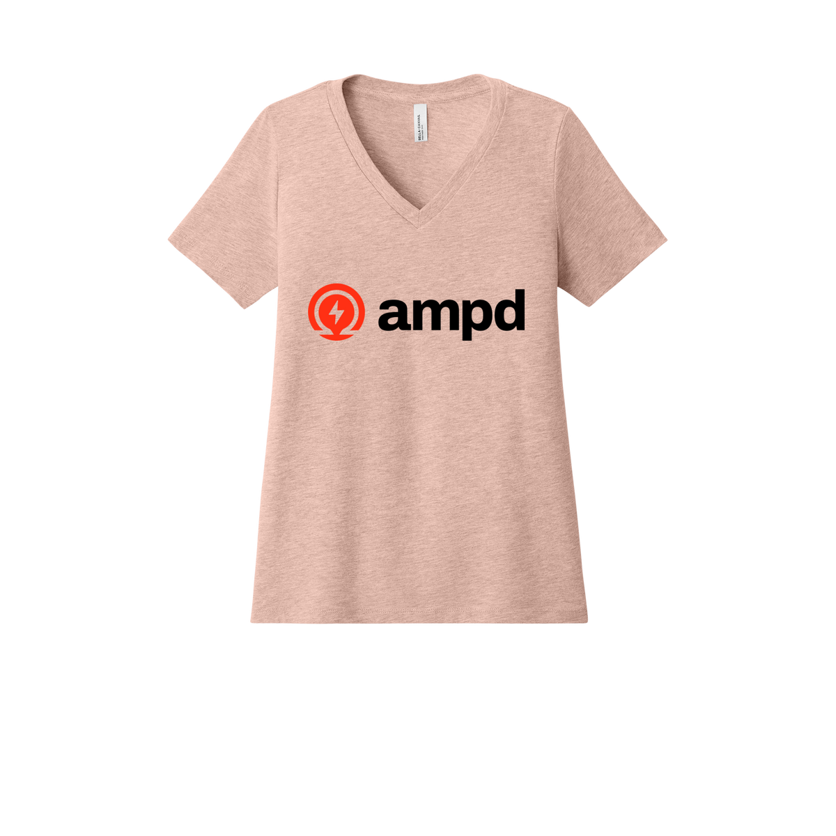 ampd-womens-relaxed-v-neck-tee-dtf-front-6405CVC-heatherpeach-flat-front
