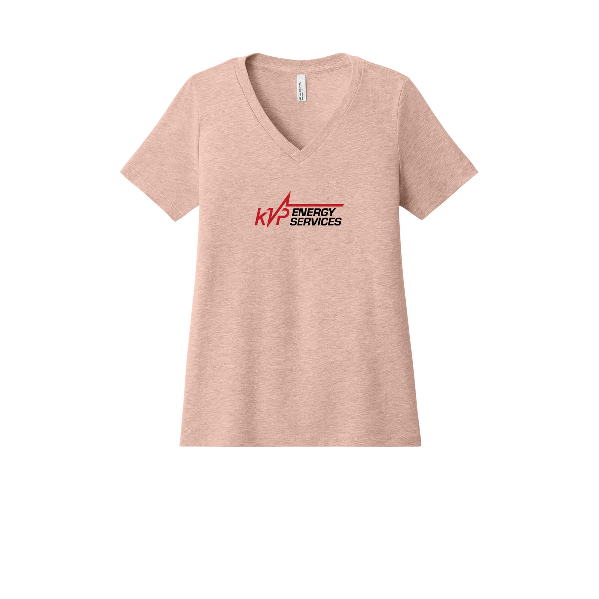 kvpenergy-womens-relaxed-v-neck-tee-dtf-front-6405CVC-heatherpeach-flat-front