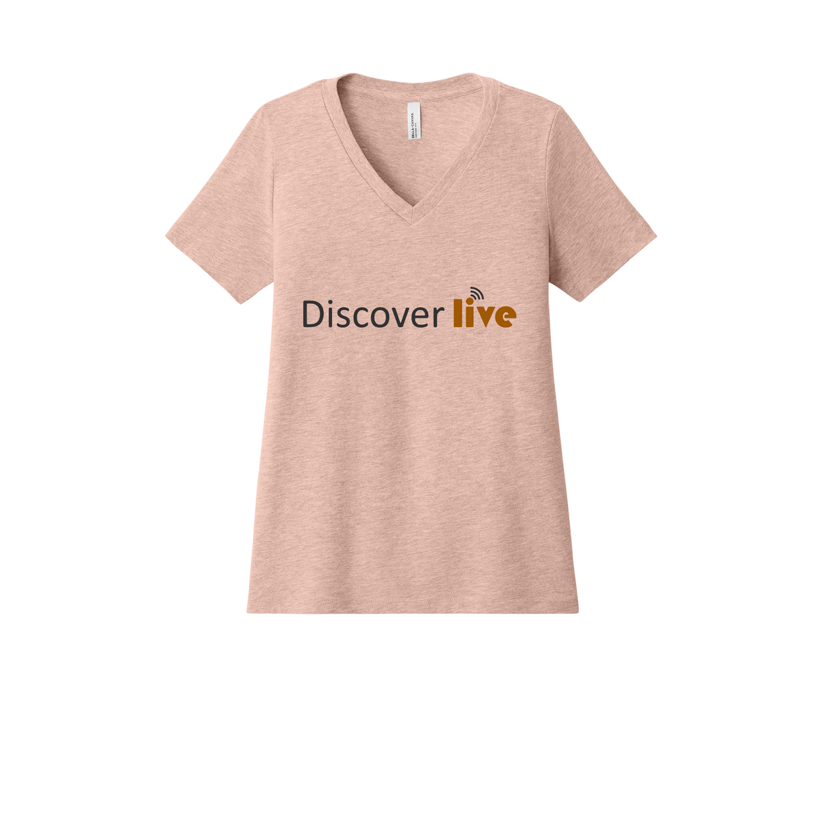 discover-womens-relaxed-v-neck-tee-dtf-front-6405CVC-heatherpeach-flat-front