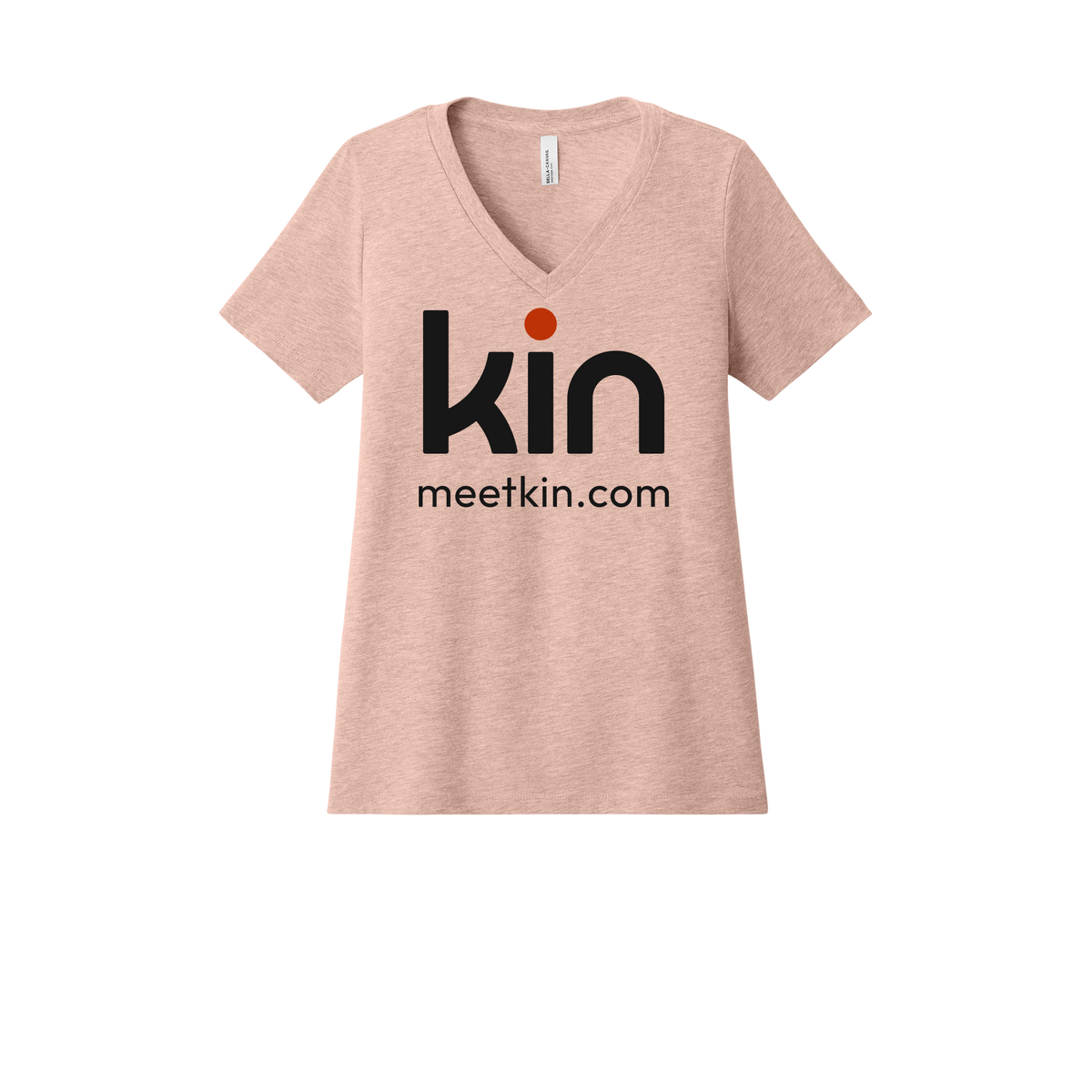 kin-womens-relaxed-v-neck-tee-dtf-front-6405CVC-heatherpeach-flat-front
