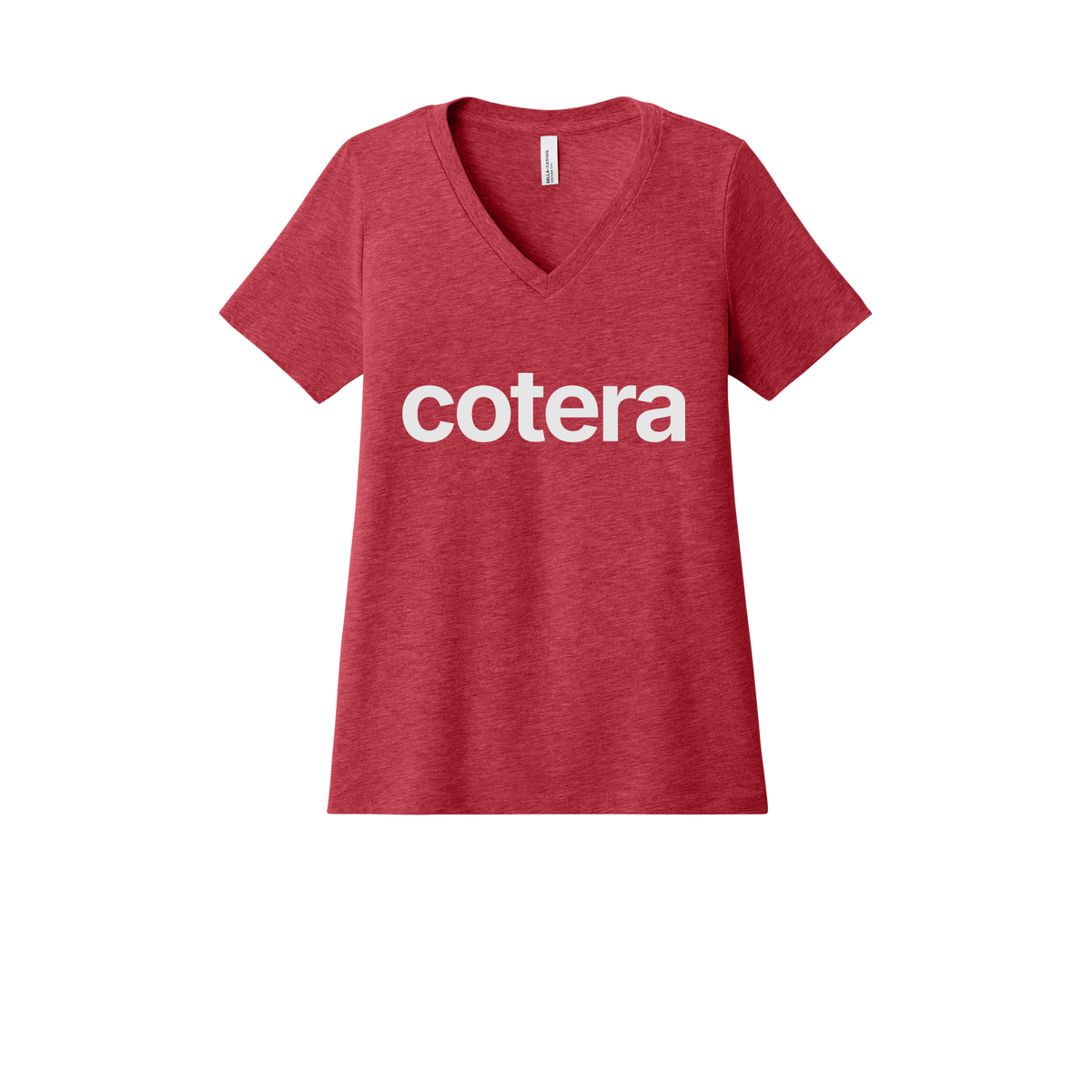 cotera-womens-relaxed-v-neck-tee-dtf-front-6405CVC-heatherred-flat-front