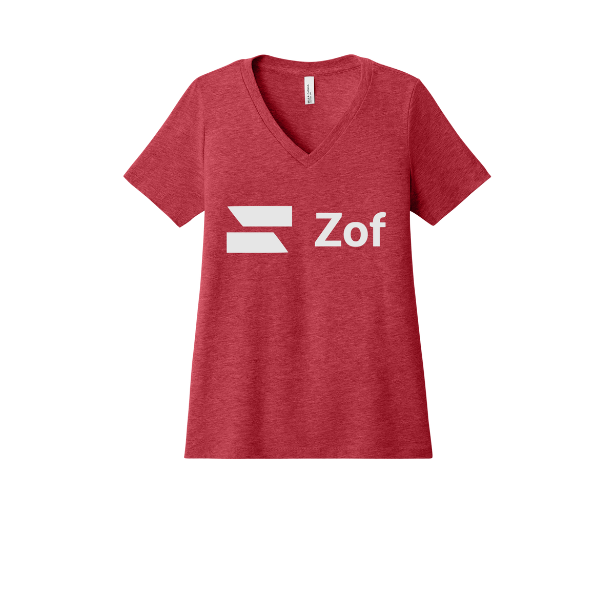 zof-womens-relaxed-v-neck-tee-dtf-front-6405CVC-heatherred-flat-front