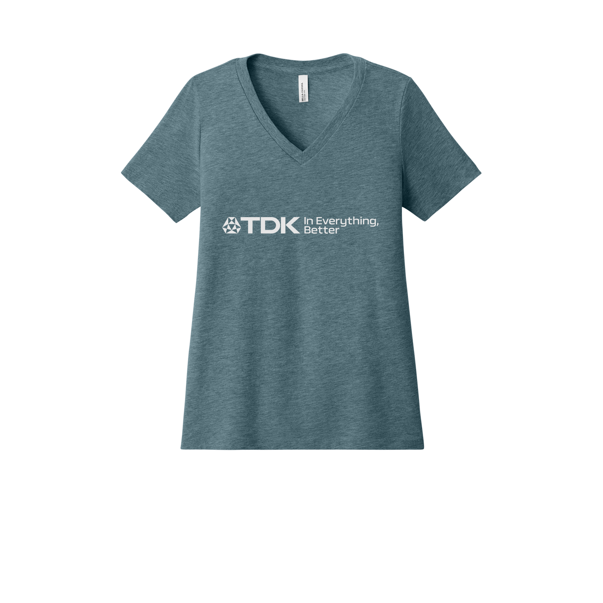 tdk-womens-relaxed-v-neck-tee-dtf-front-6405CVC-heatherslate-flat-front