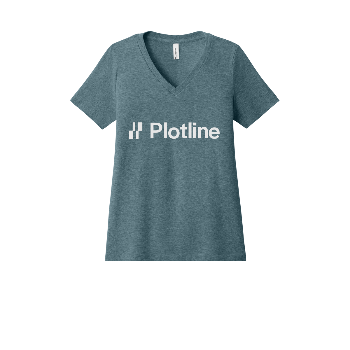 plotline-womens-relaxed-v-neck-tee-dtf-front-6405CVC-heatherslate-flat-front
