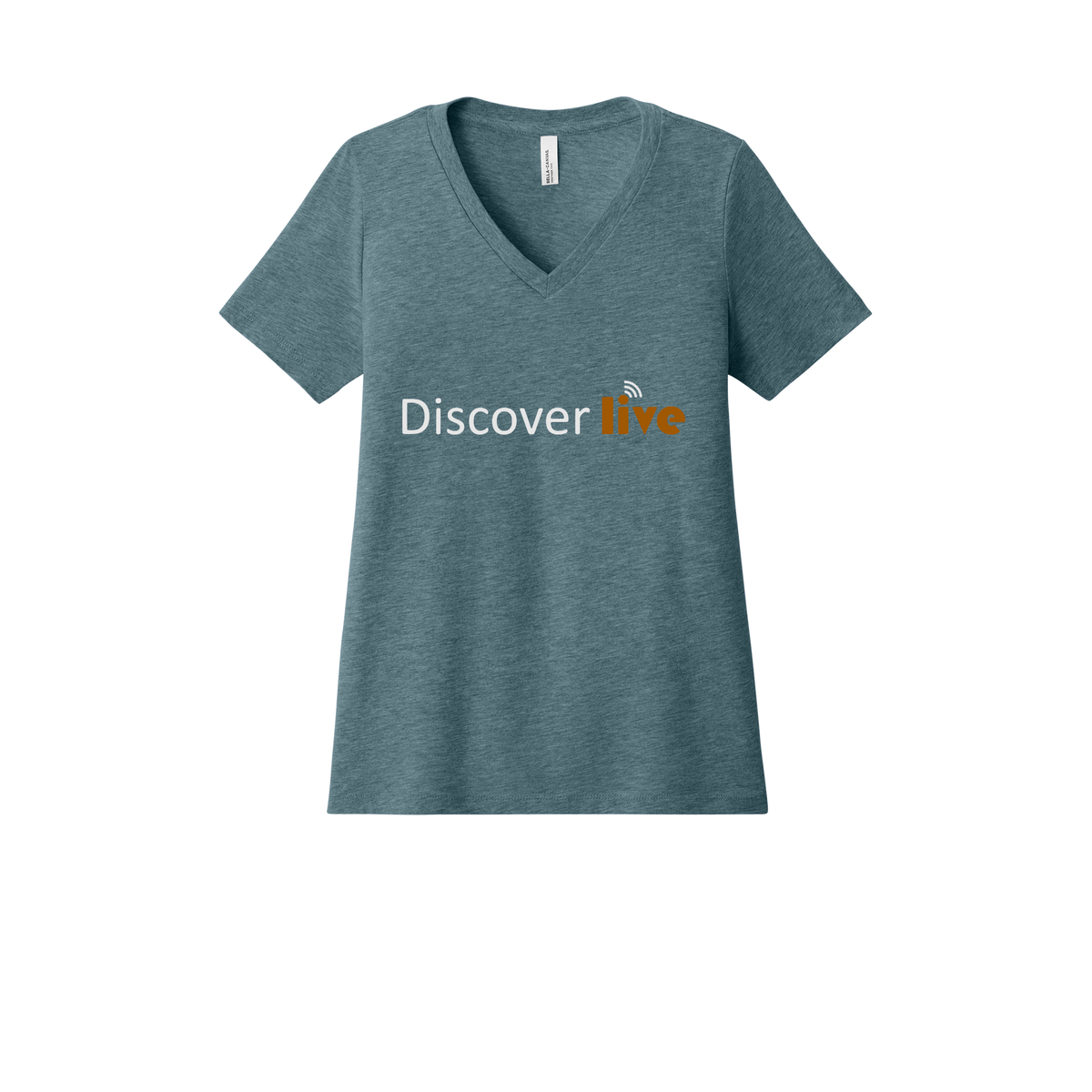 discover-womens-relaxed-v-neck-tee-dtf-front-6405CVC-heatherslate-flat-front
