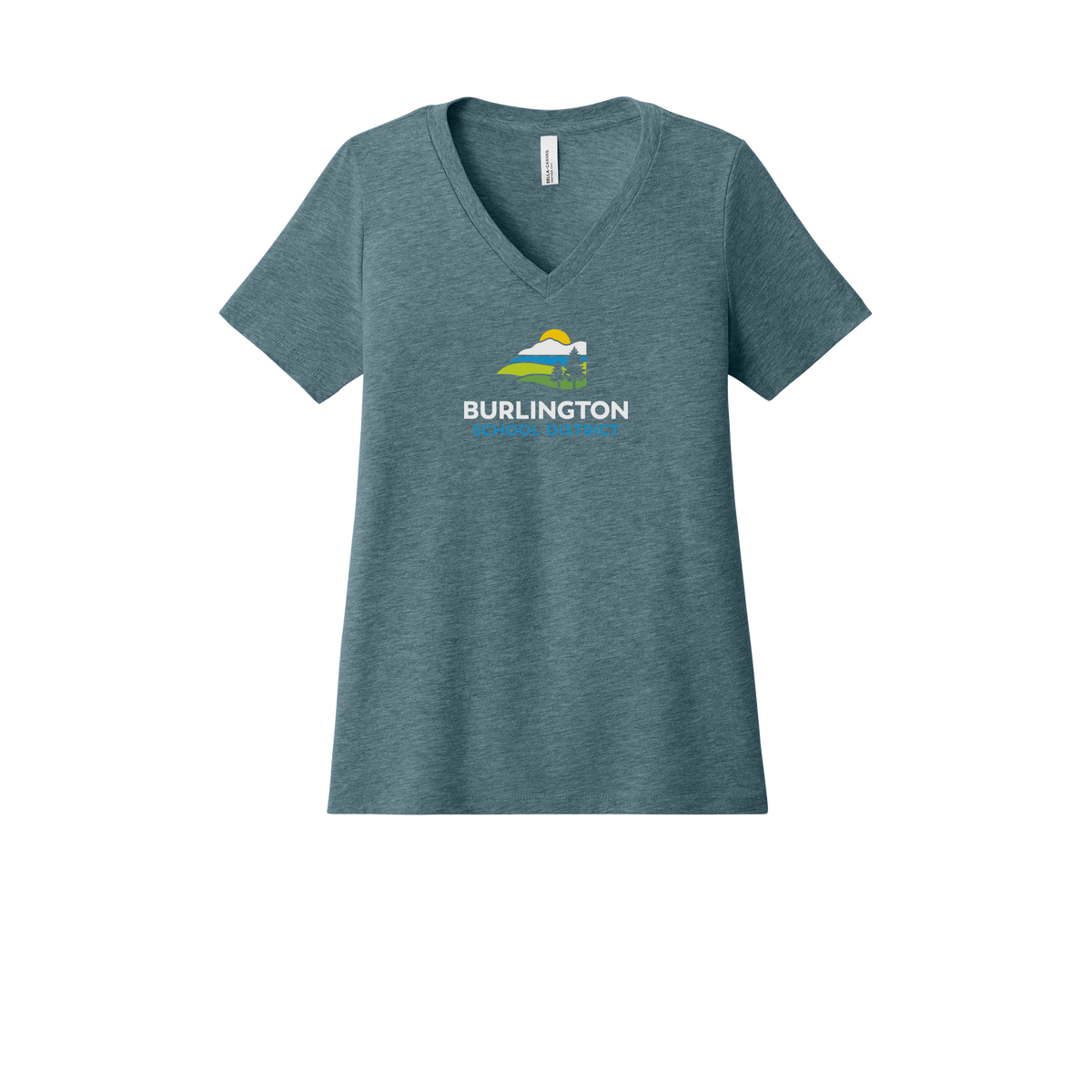 bsdvt-womens-relaxed-v-neck-tee-dtf-front-6405CVC-heatherslate-flat-front