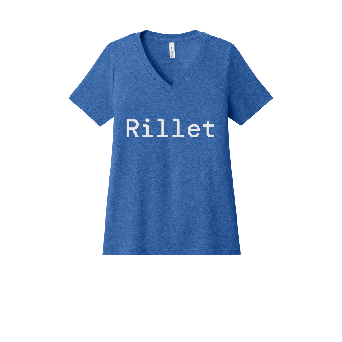 rillet-womens-relaxed-v-neck-tee-dtf-front-6405CVC-heathertrueroyal-flat-front