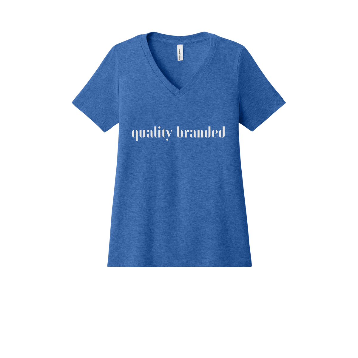 qualitybranded-womens-relaxed-v-neck-tee-dtf-front-6405CVC-heathertrueroyal-flat-front