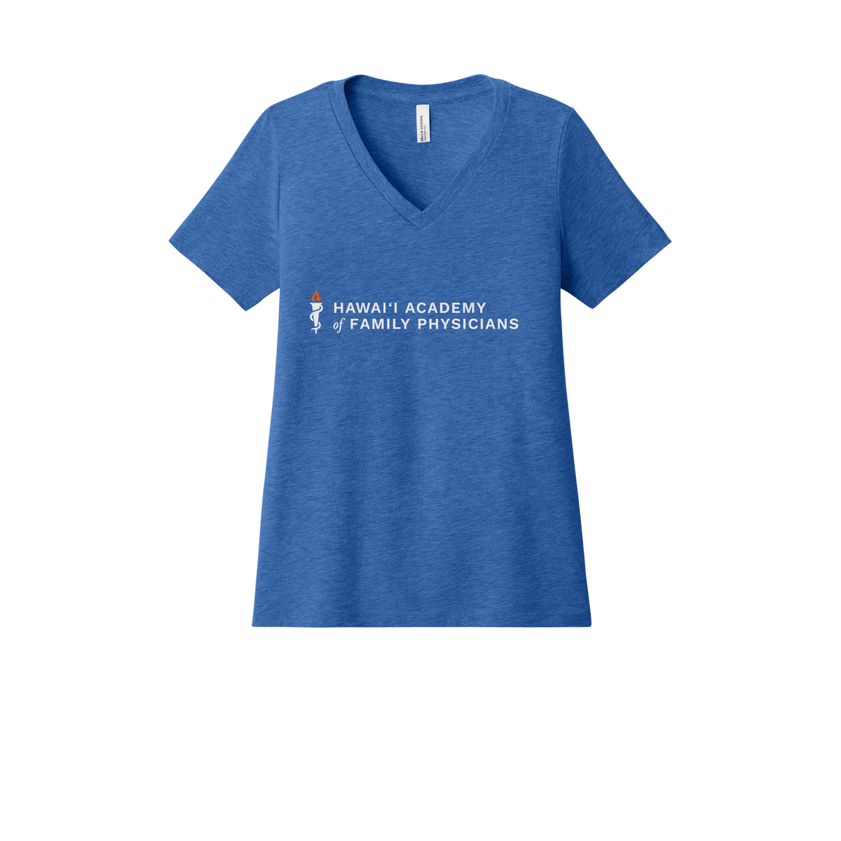 hafp-womens-relaxed-v-neck-tee-dtf-front-6405CVC-heathertrueroyal-flat-front