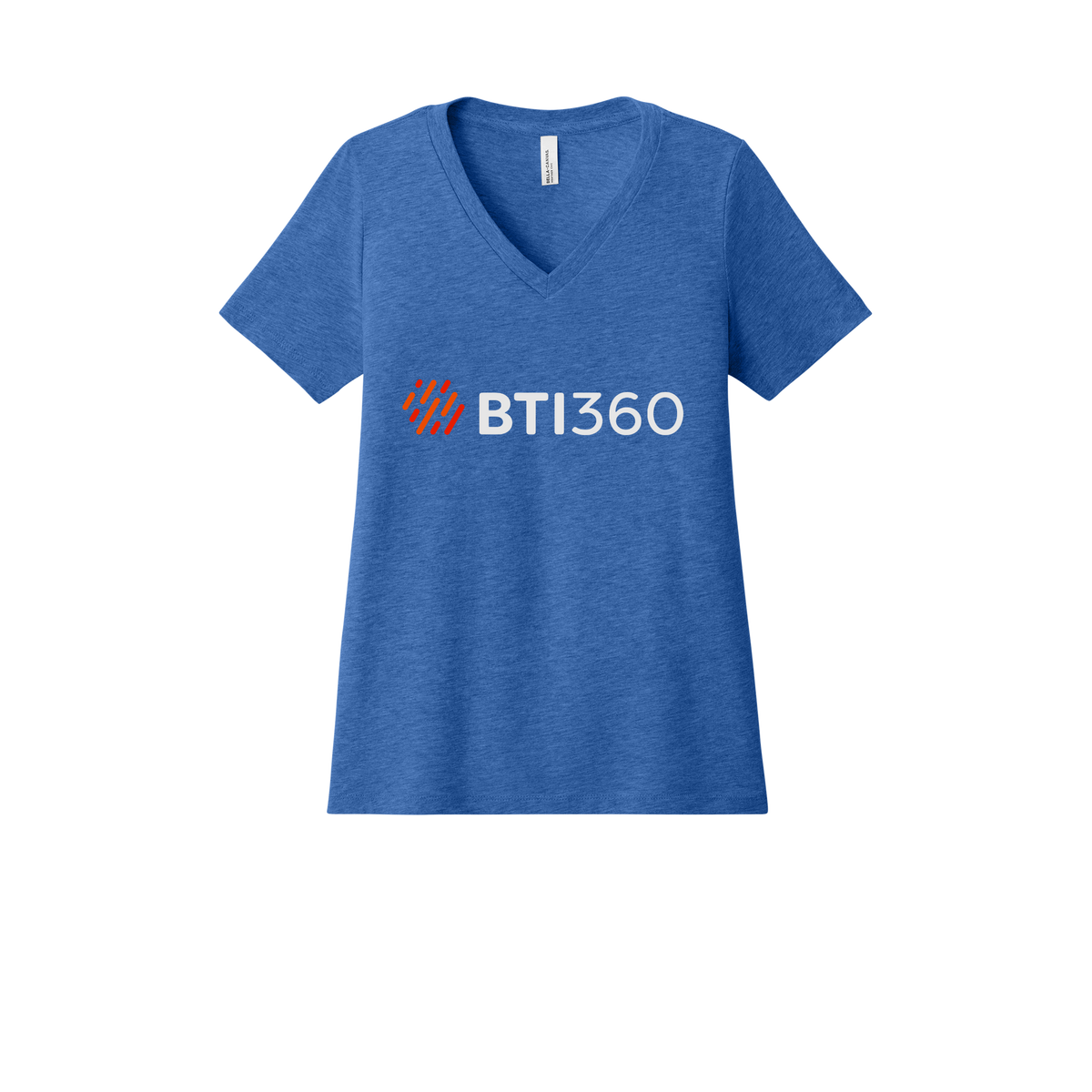 bti360-womens-relaxed-v-neck-tee-dtf-front-6405CVC-heathertrueroyal-flat-front