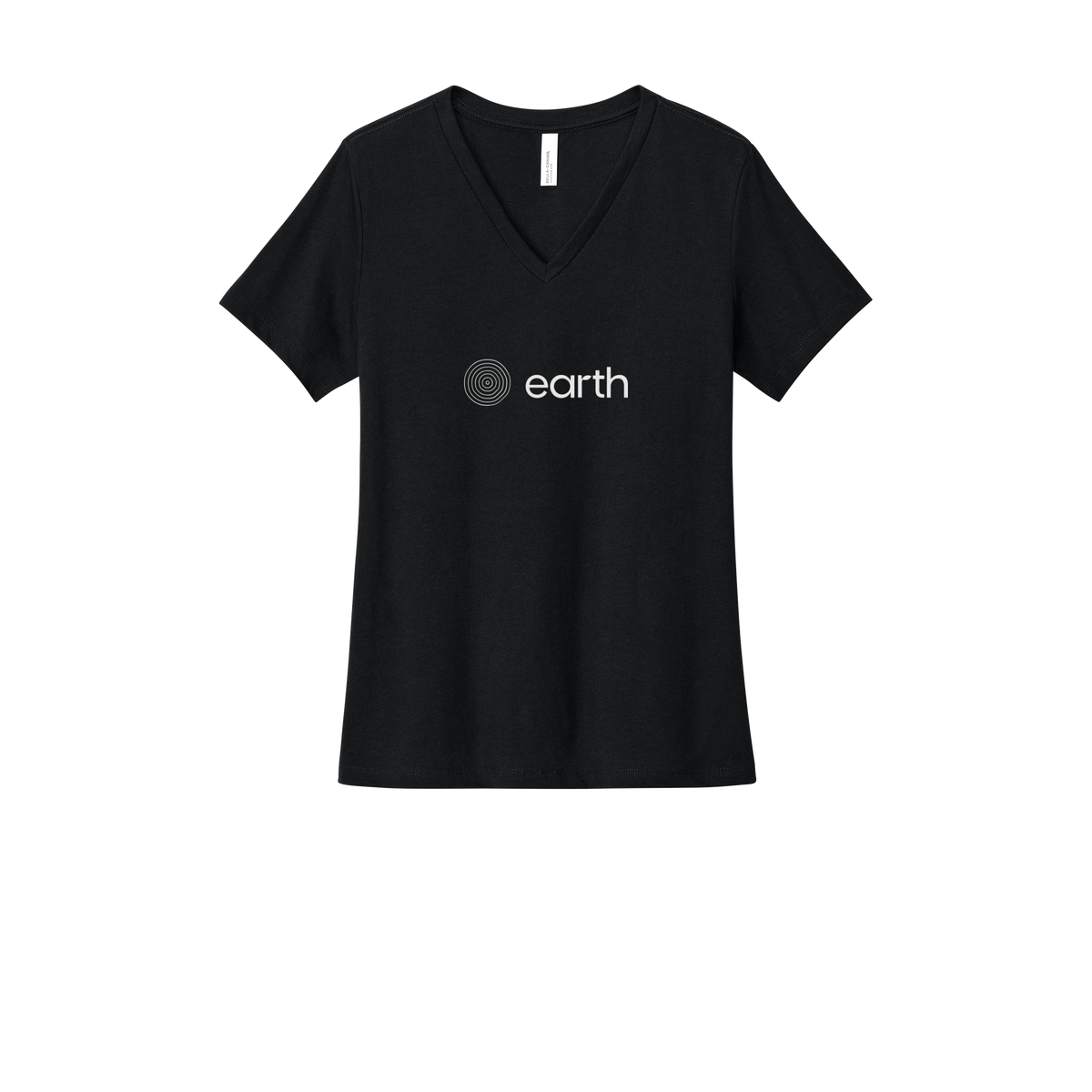 earthfuneral-womens-relaxed-v-neck-tee-dtf-front-6405CVC-solidblackblend-flat-front