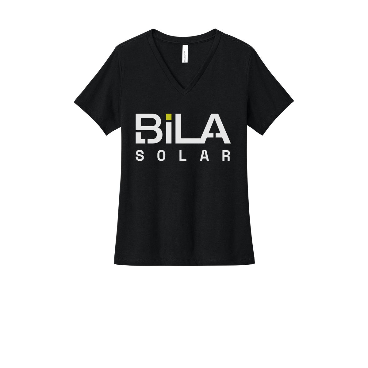 bilasolar-womens-relaxed-v-neck-tee-dtf-front-6405CVC-solidblackblend-flat-front