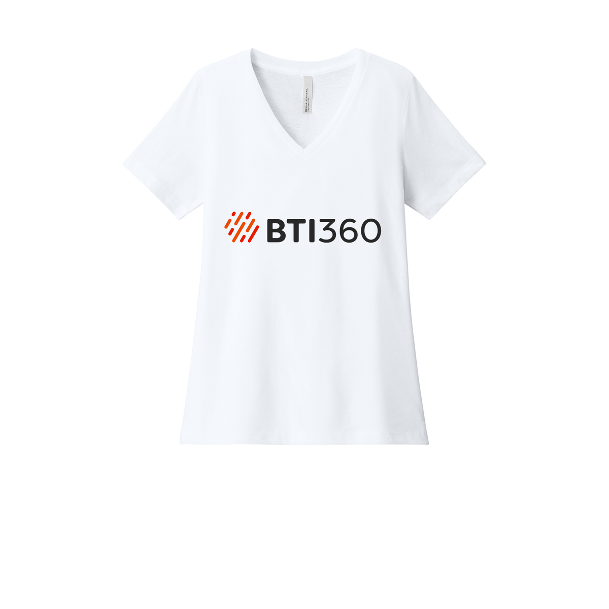 bti360-womens-relaxed-v-neck-tee-dtf-front-6405CVC-solidwhiteblend-flat-front