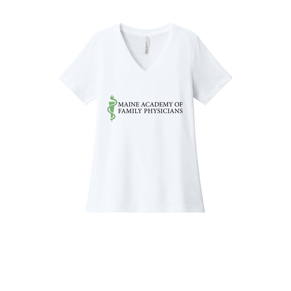 maineafp-womens-relaxed-v-neck-tee-dtf-front-6405CVC-solidwhiteblend-flat-front