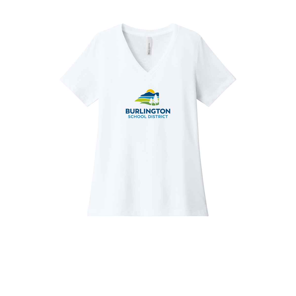 bsdvt-womens-relaxed-v-neck-tee-dtf-front-6405CVC-solidwhiteblend-flat-front