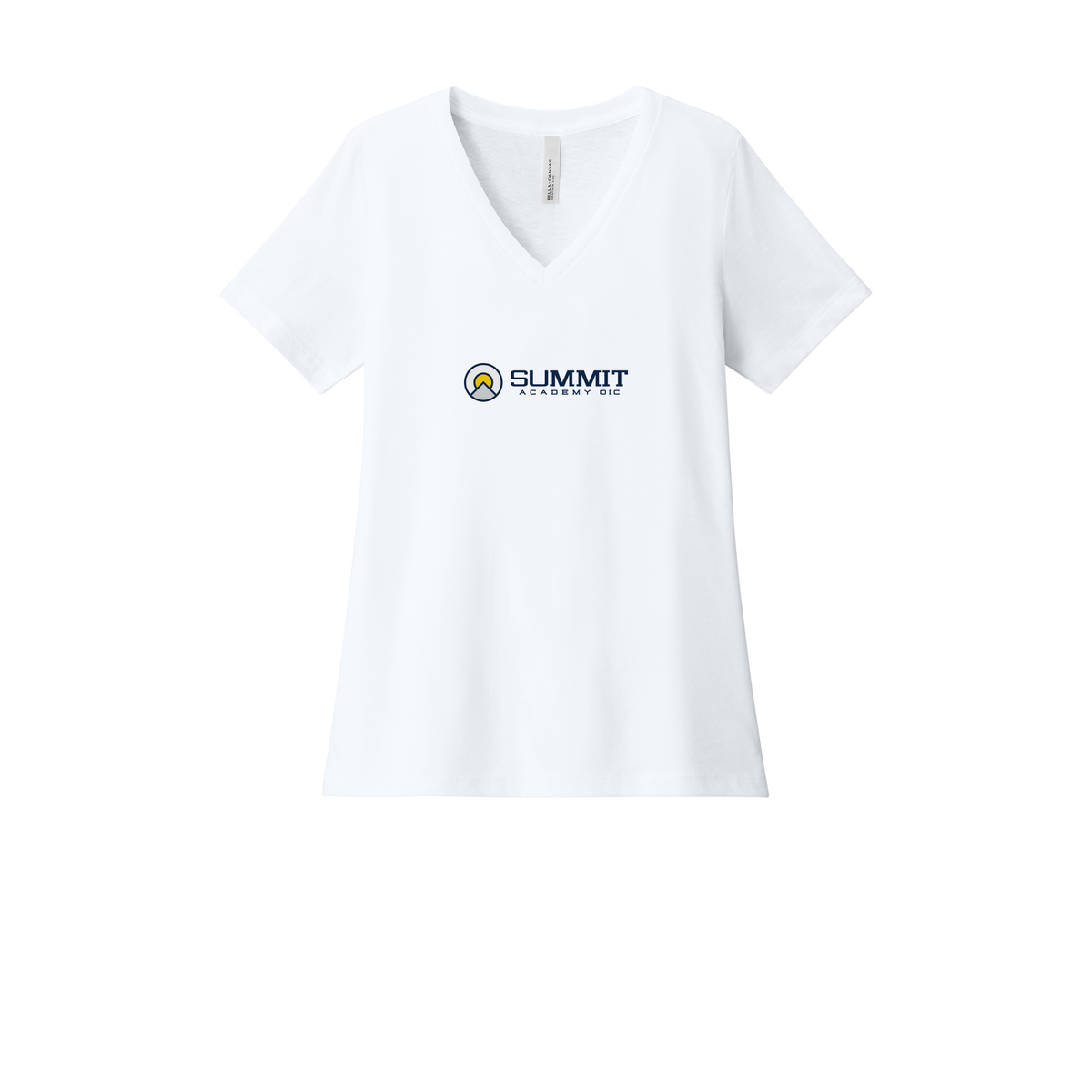 saoic-womens-relaxed-v-neck-tee-dtf-front-6405CVC-solidwhiteblend-flat-front