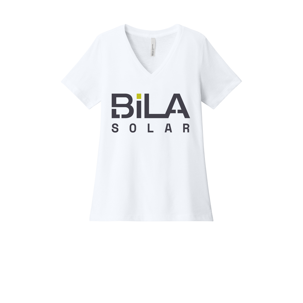 bilasolar-womens-relaxed-v-neck-tee-dtf-front-6405CVC-solidwhiteblend-flat-front