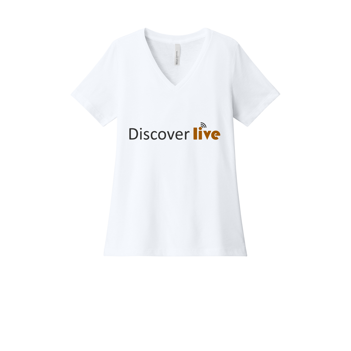 discover-womens-relaxed-v-neck-tee-dtf-front-6405CVC-solidwhiteblend-flat-front