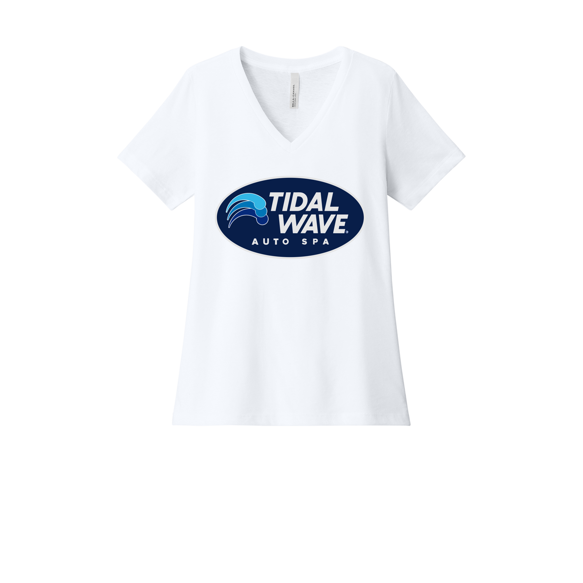 tidalwaveautospa-womens-relaxed-v-neck-tee-dtf-front-6405CVC-solidwhiteblend-flat-front