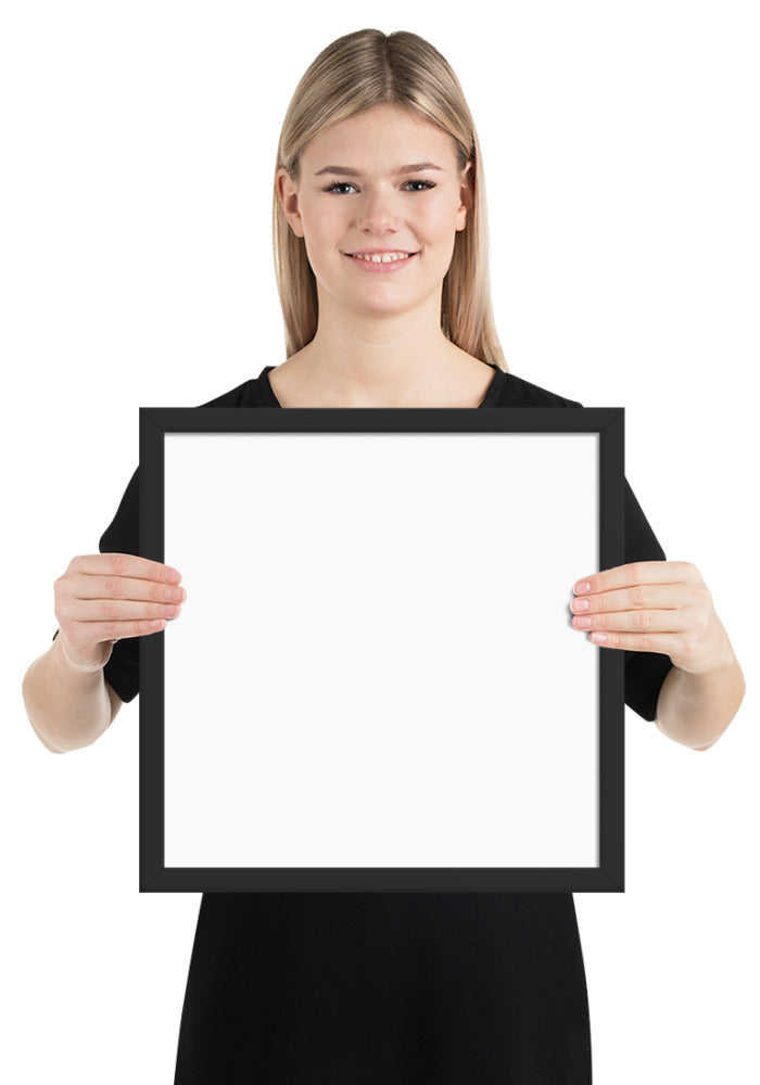 Premium Luster Photo Paper Framed Poster (in)