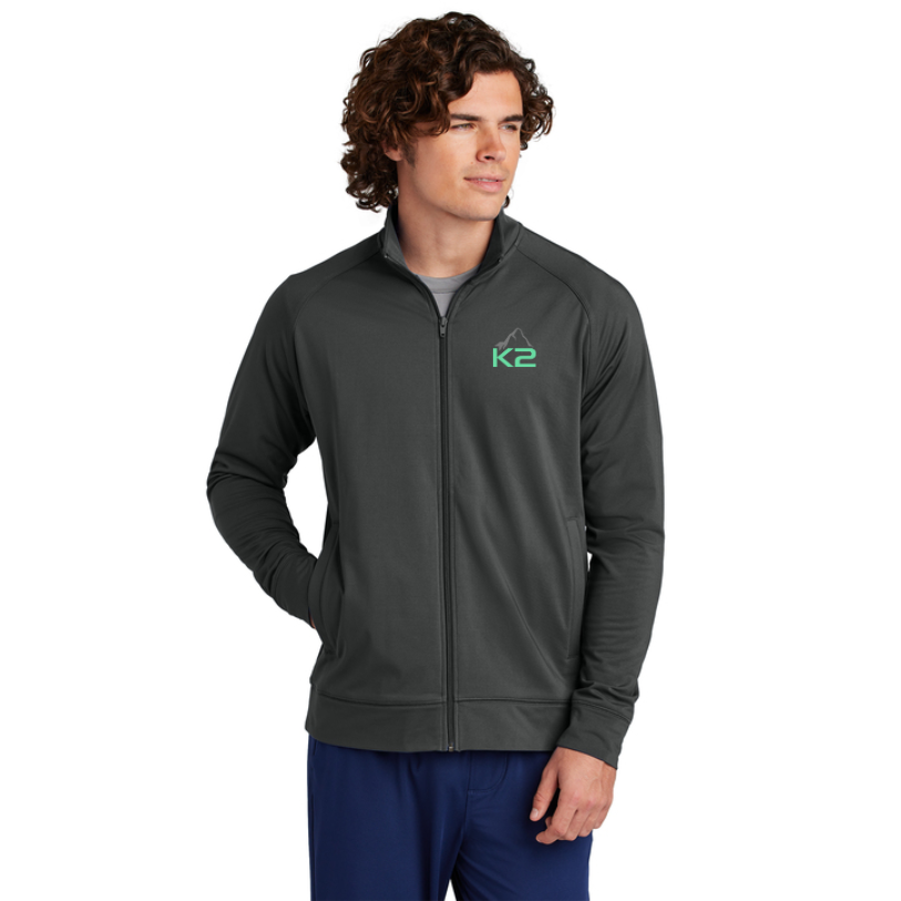 Sport-Tek® Sport-Wick® Stretch Full-Zip Cadet Jacket