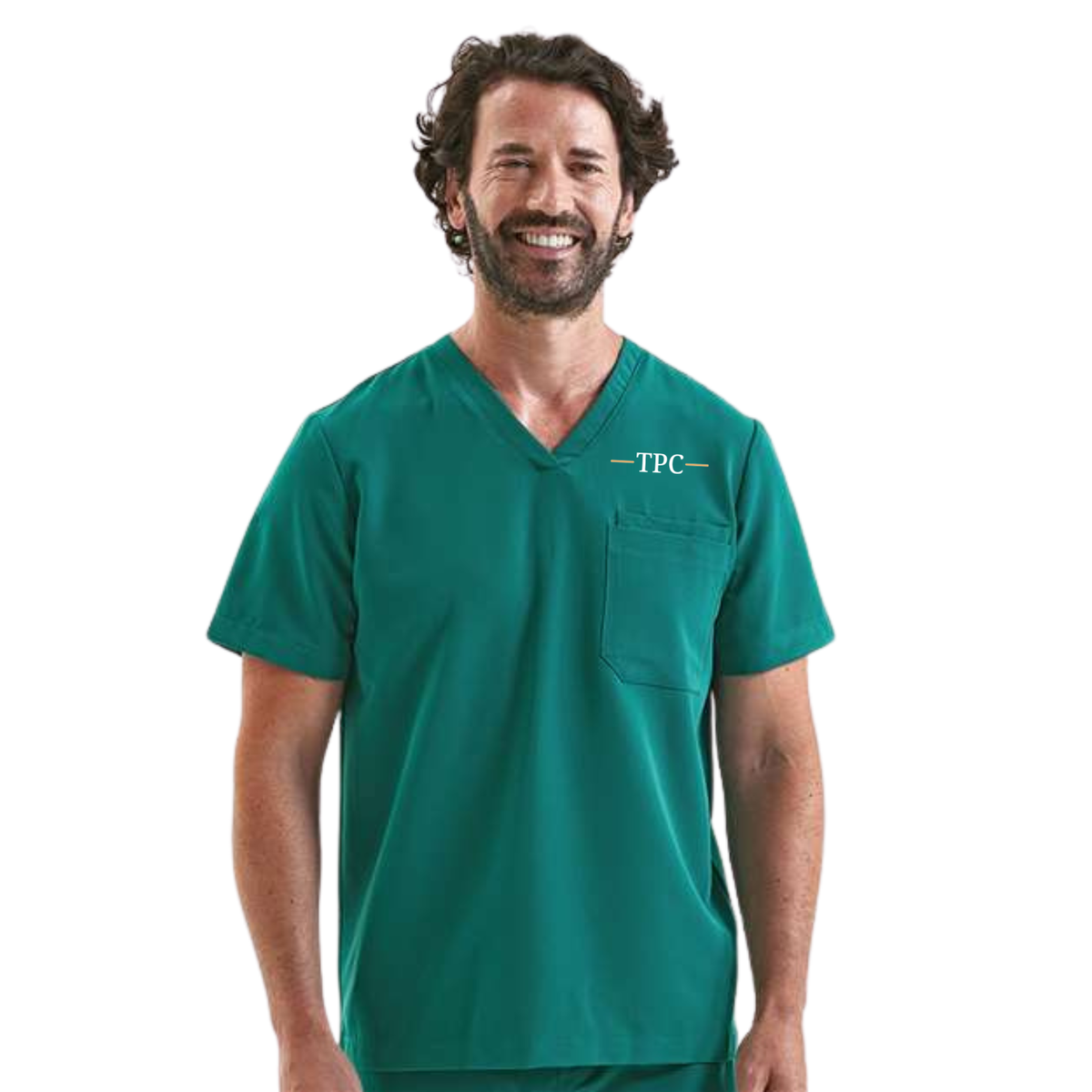 Men's Limitless V-Neck Stretch Scrub Top