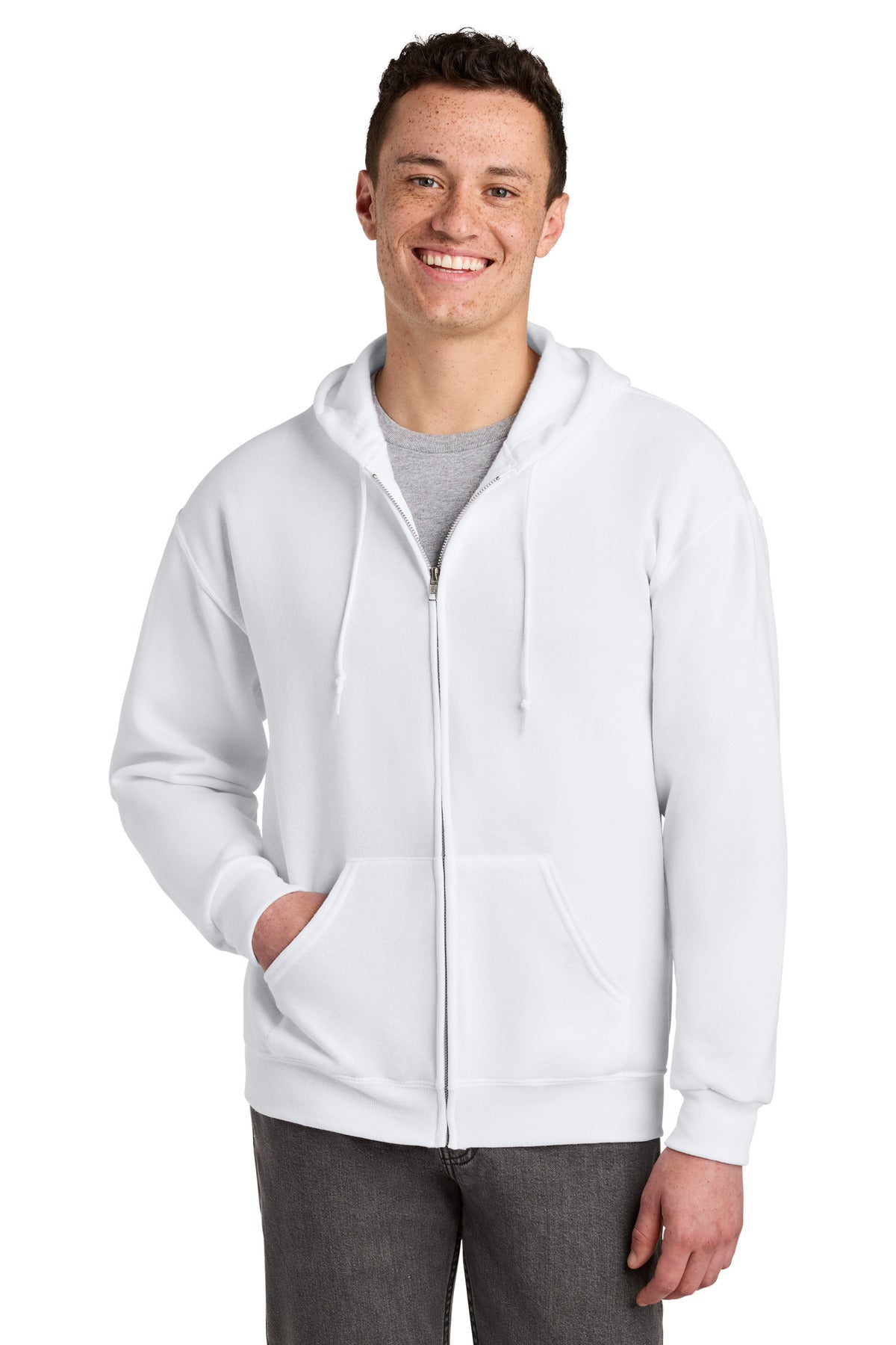 Jerzees® - NuBlend® Full-Zip Hooded Sweatshirt.  993M
