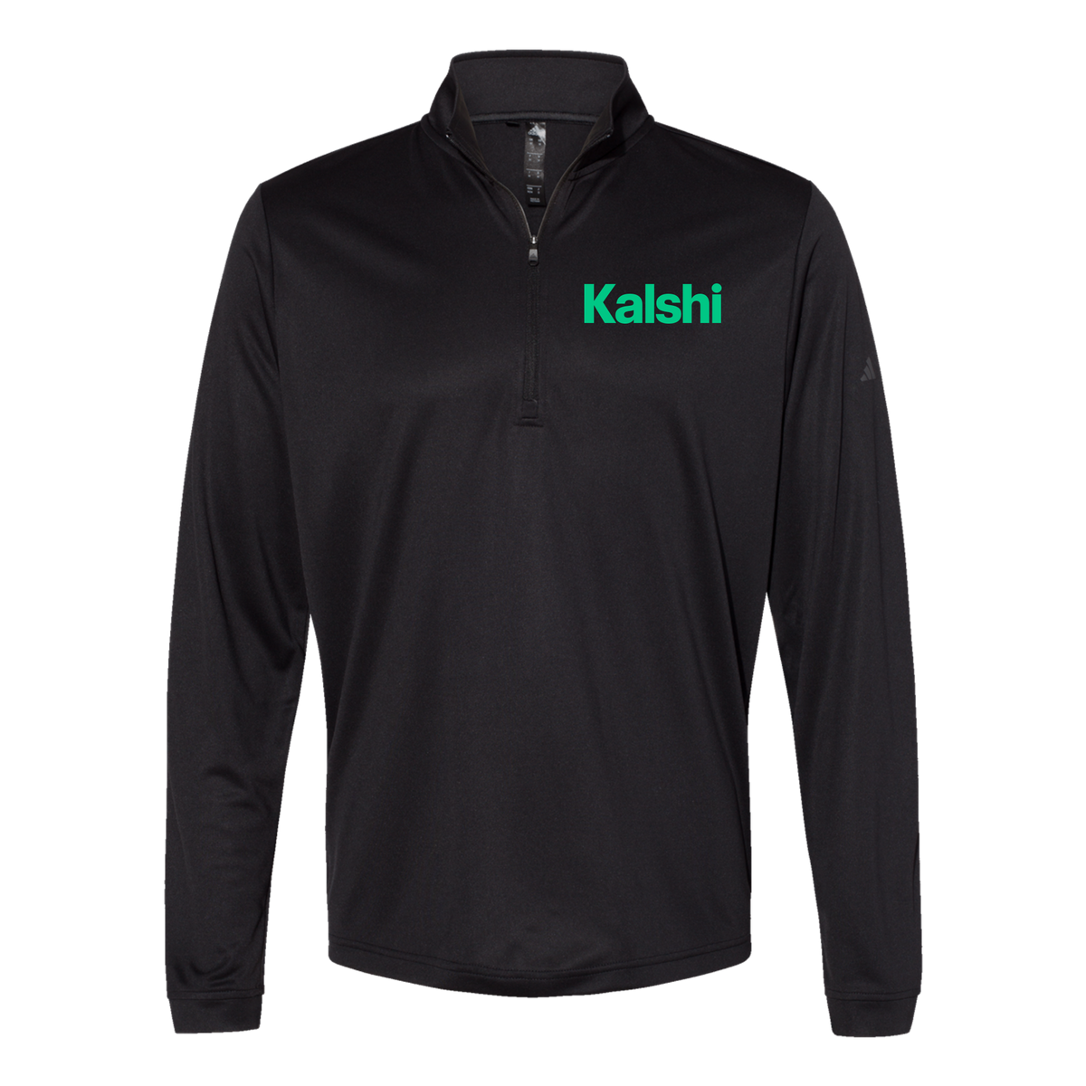 kalshi-adidas-quarter-zip-embroidery-leftchest-A401-black-flat-front