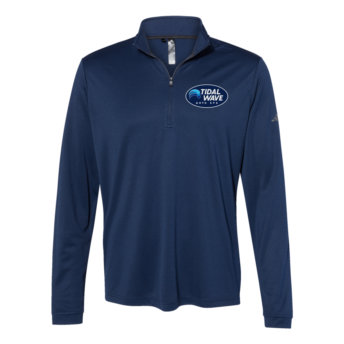 tidalwaveautospa-adidas-quarter-zip-embroidery-leftchest-A401-collegiatenavy-flat-front